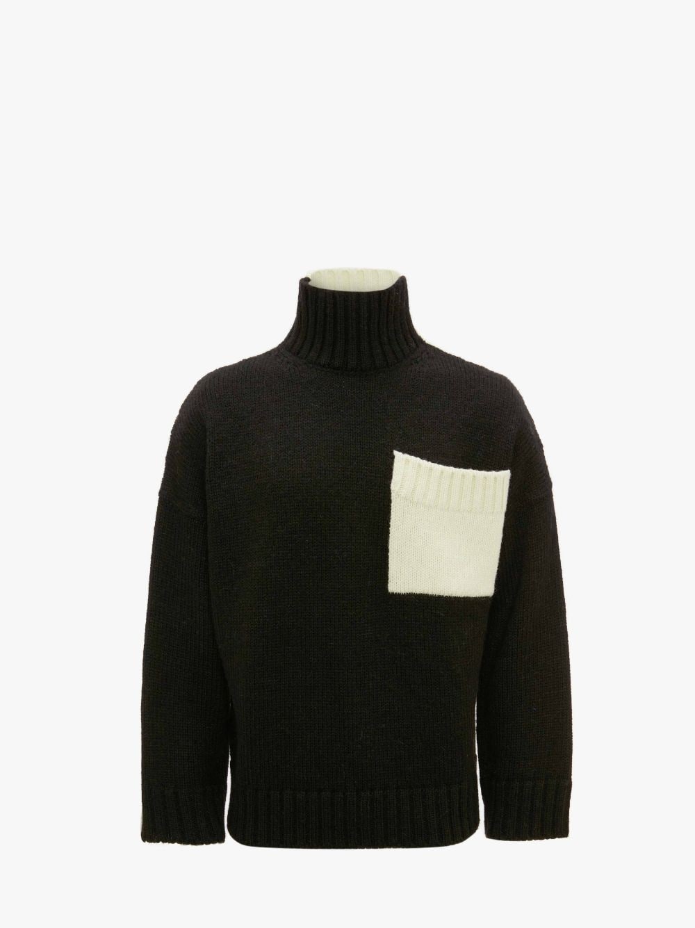 PATCH POCKET TURTLENECK JUMPER - 1