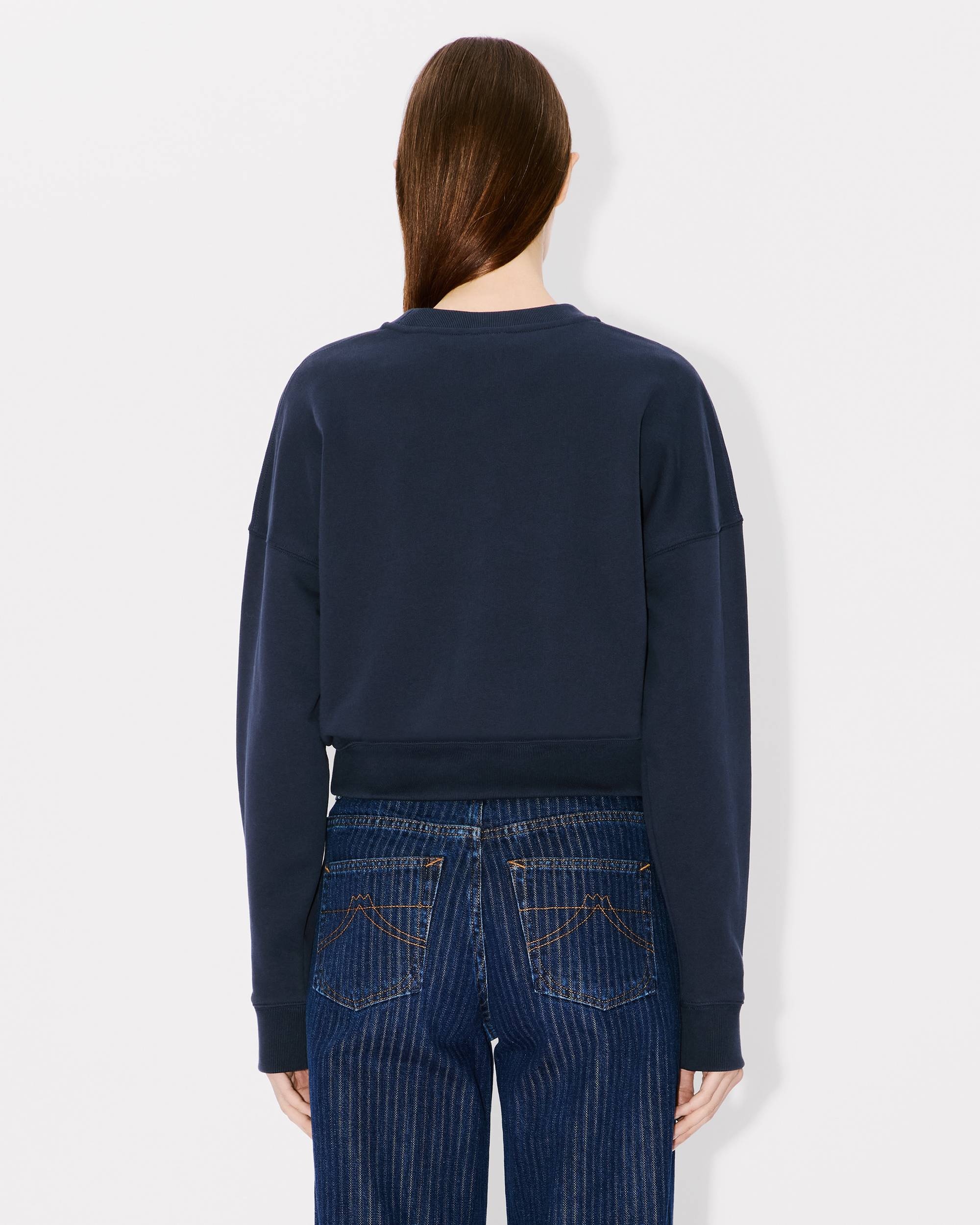 'KENZO Marguerite' cropped embroidered sweatshirt - 4