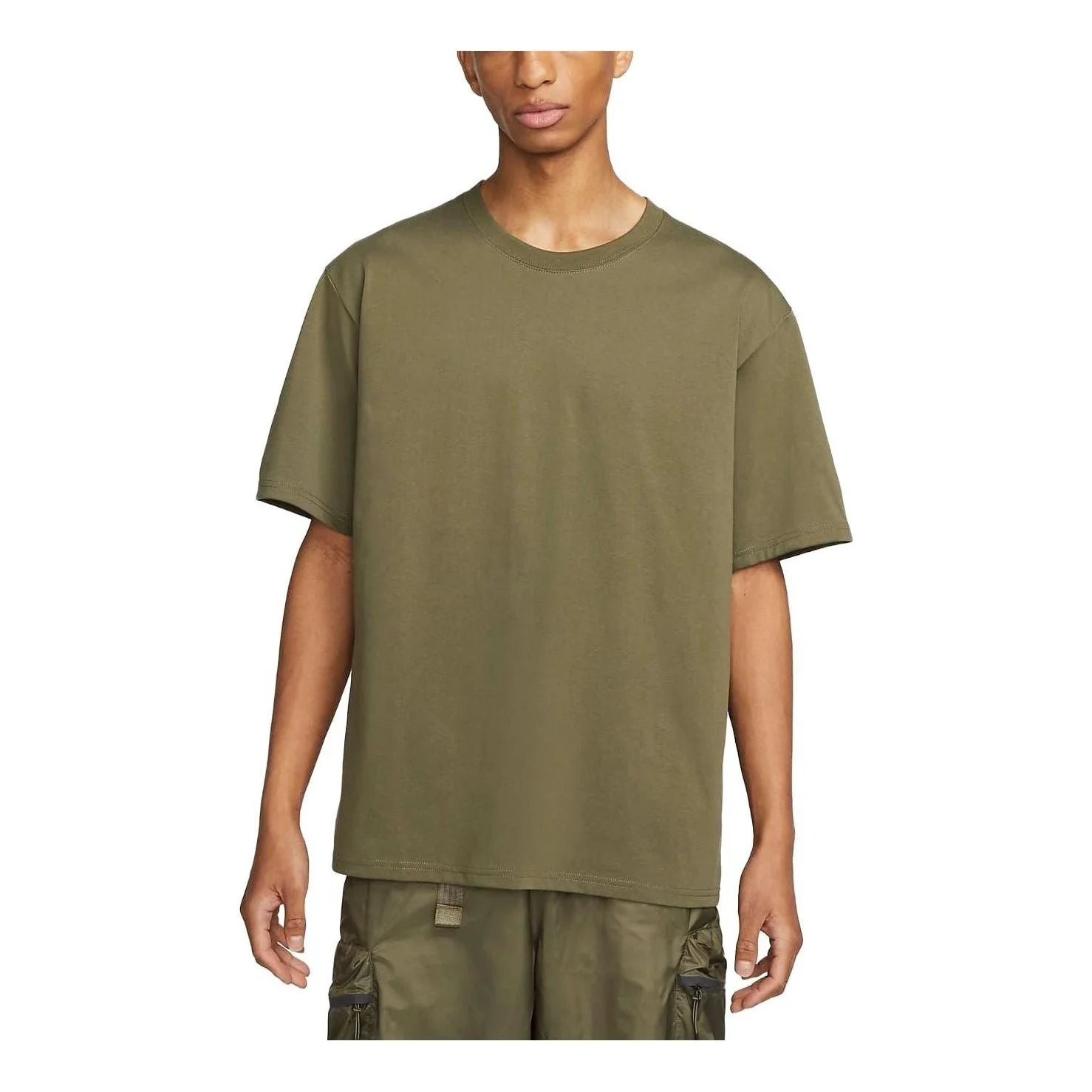 Nike Sportswear Tech Pack Dri-fit Short Sleeve Top 'Olive Green' FB4396-222 - 1