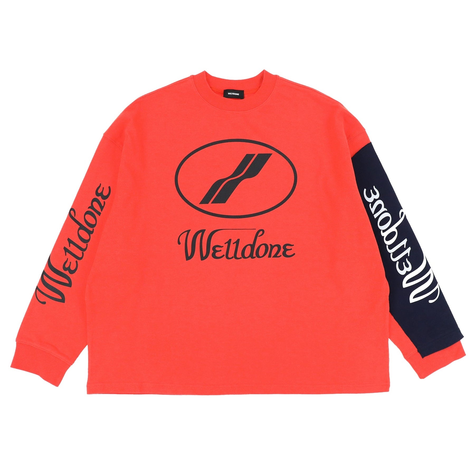 REMAKE LOGO LONG SLEEVE T-SHIRT / ORG - 1