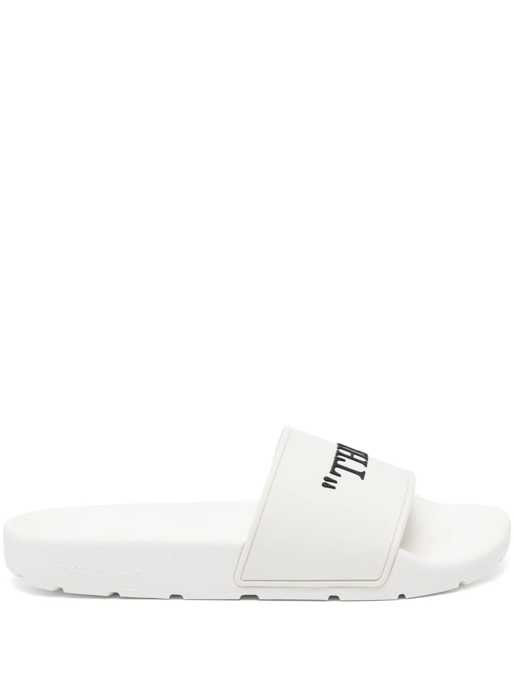 graphic-print flip flops - 1