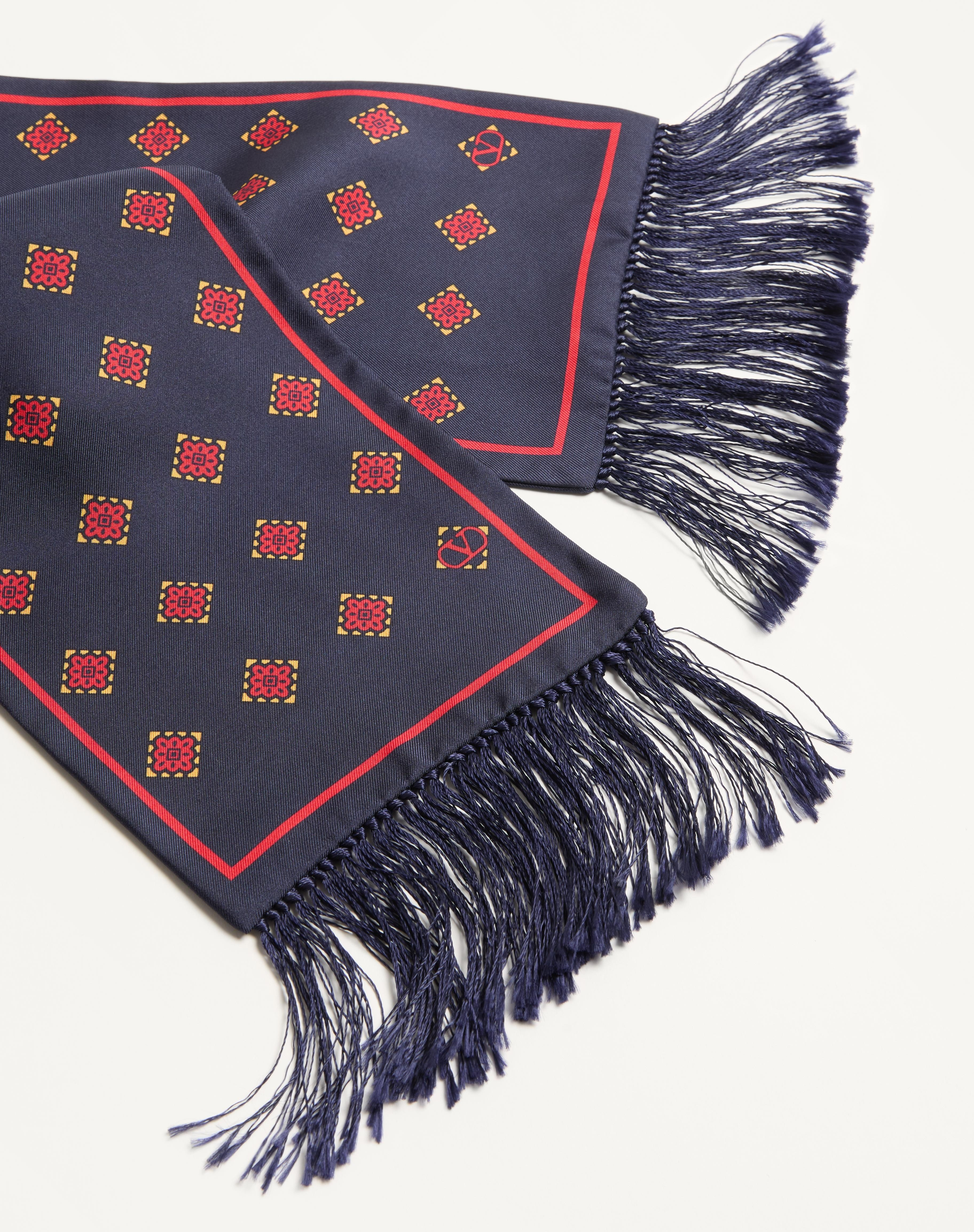 OPTICOOL SILK BANDEAU SCARF WITH FRINGE - 4