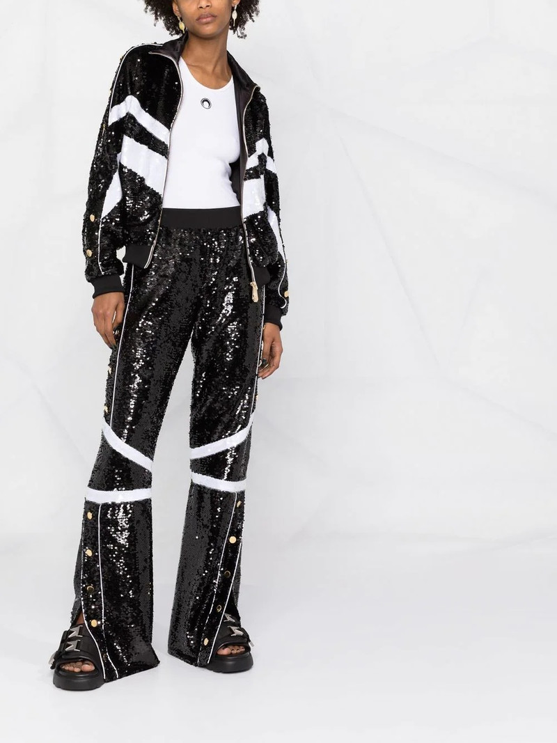 PHILIPP PLEIN sequin embellished tracksuit outlook