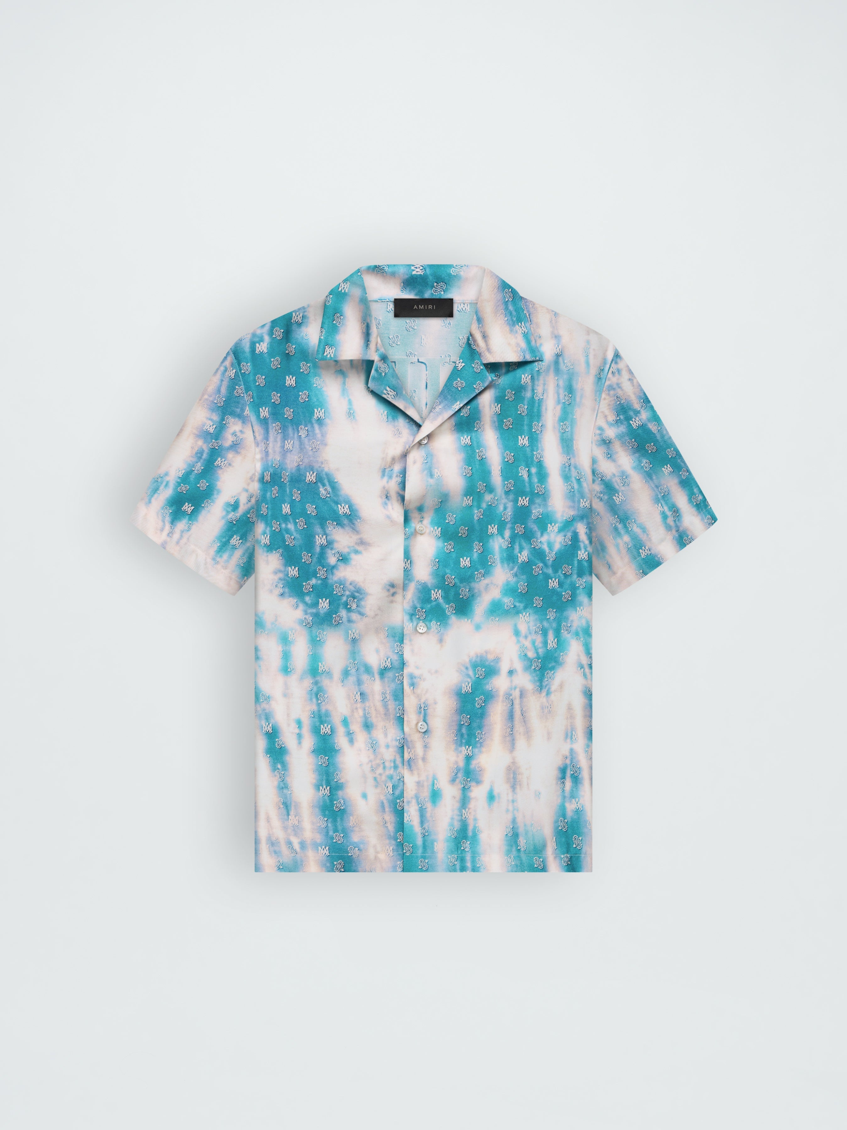 AMIRI Short Sleeve Bandana Print Silk Shirt - Farfetch