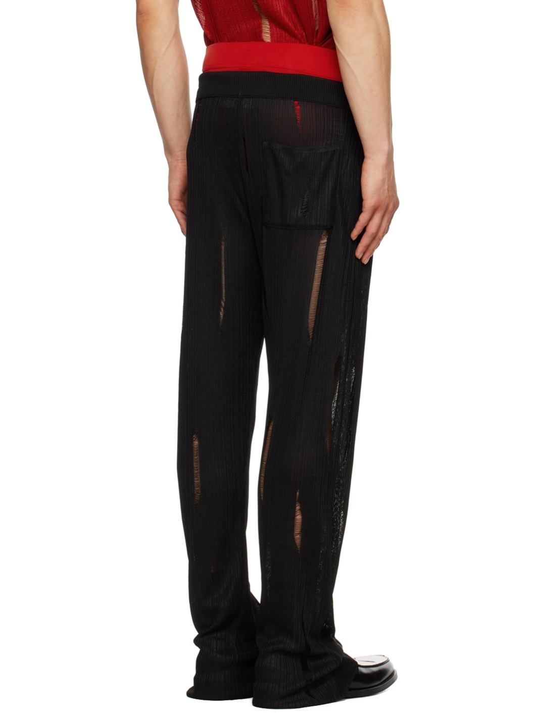 Black Flared Trousers - 3