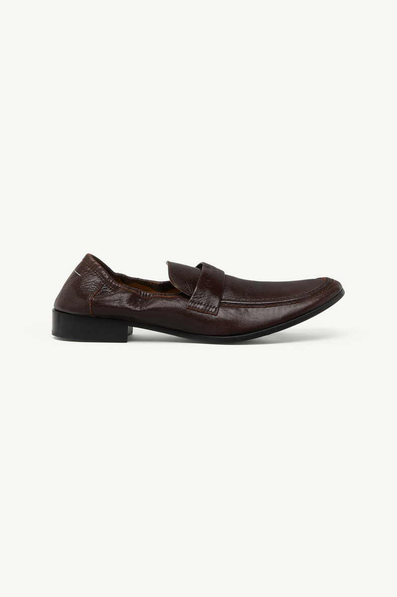 Swing-toe leather loafers 1