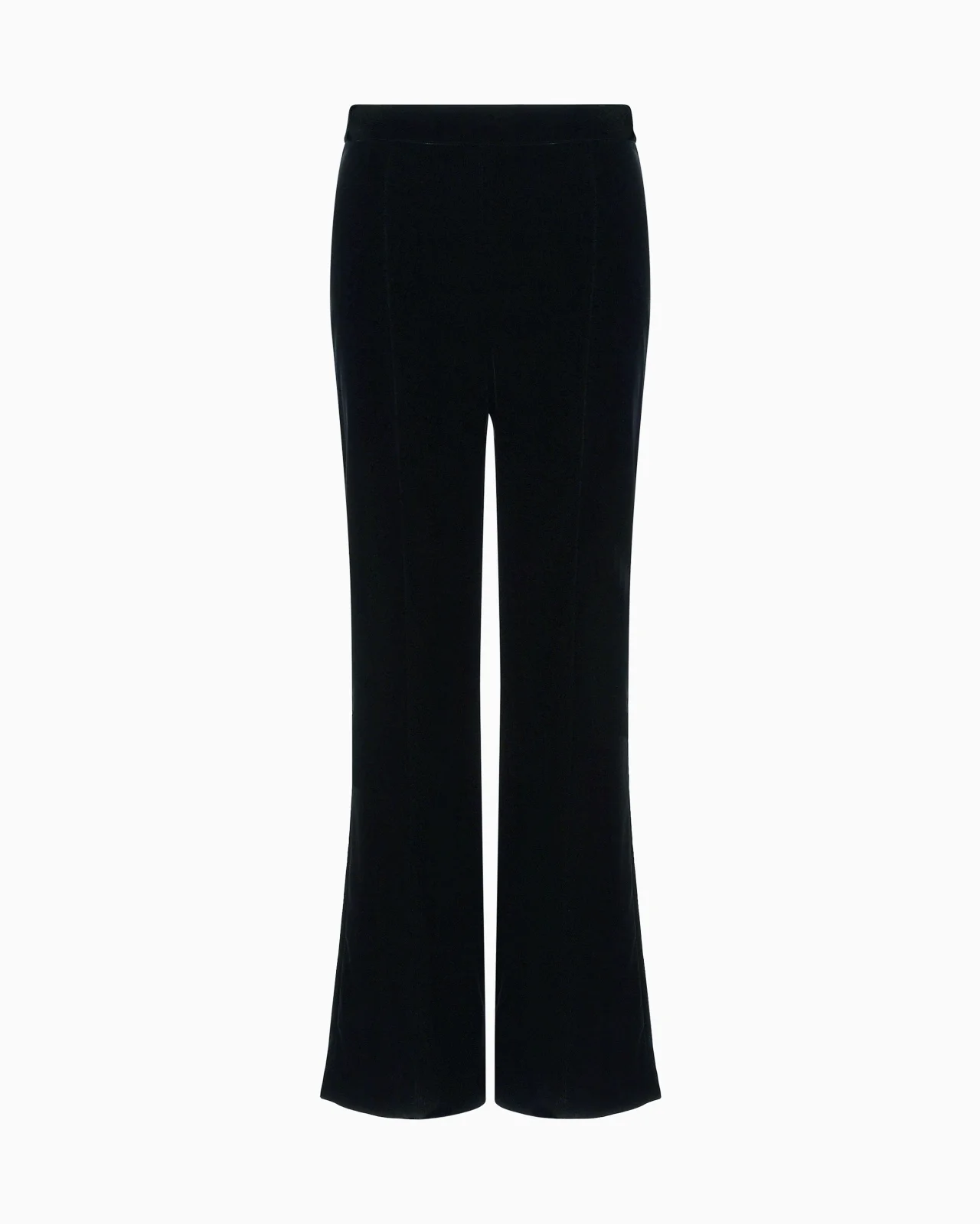 Cropped trousers in velvet - 1
