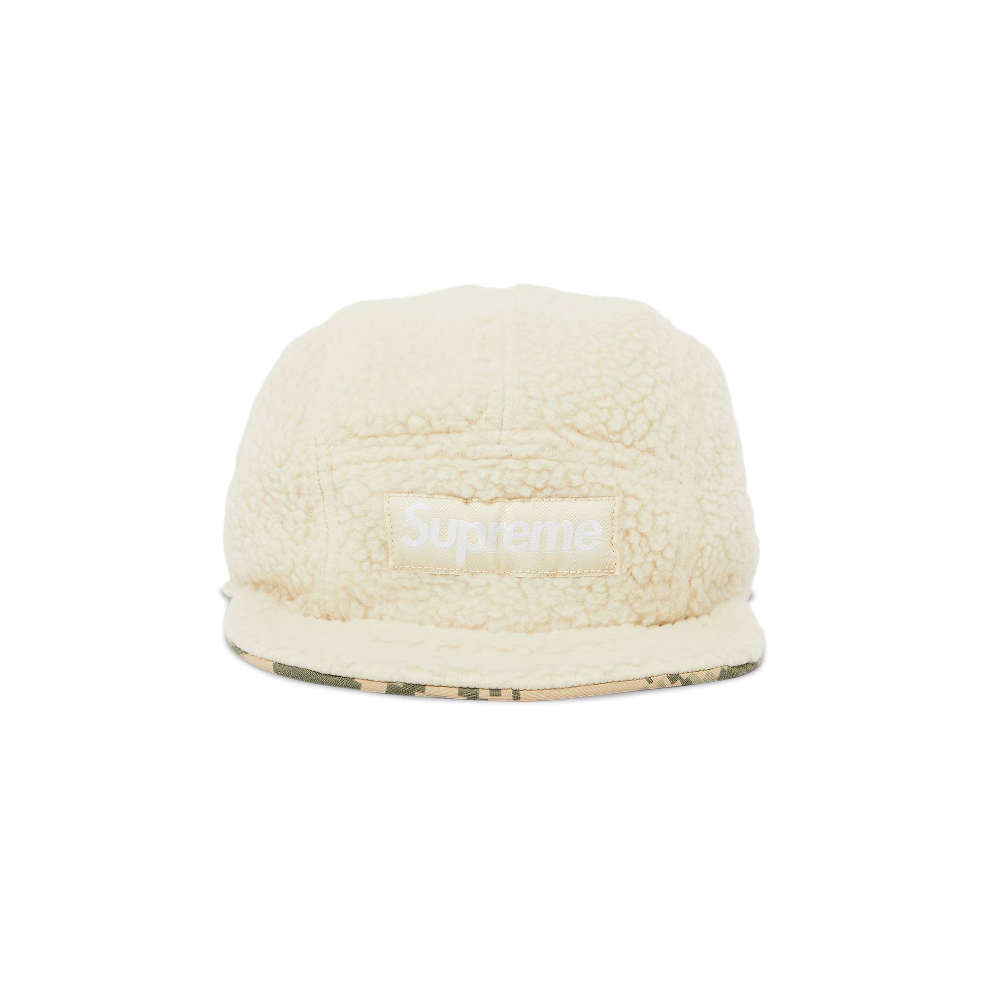 Supreme Polartec Shearling Reversible Camp Cap 'Digi Camo' - 5