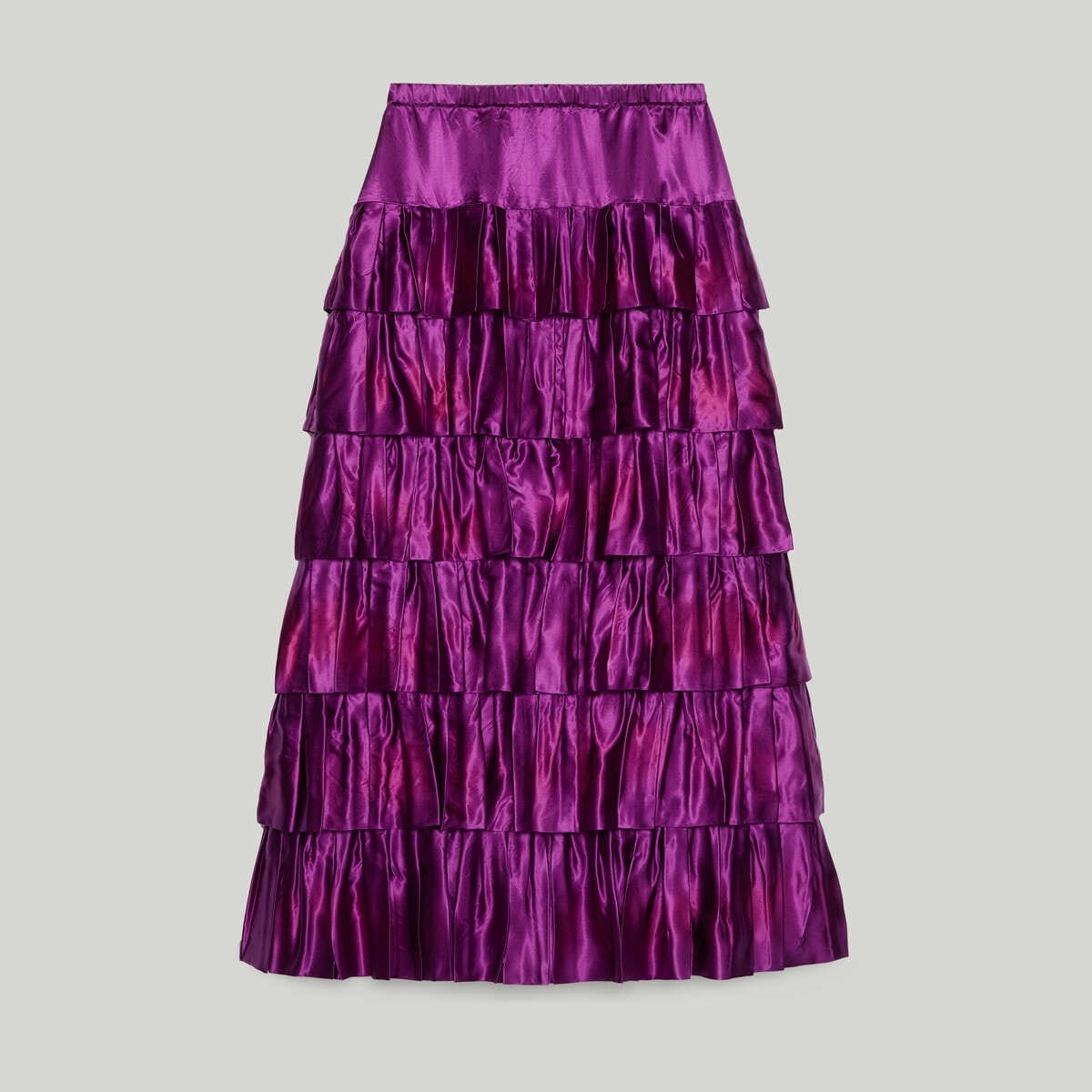 Ruffle shiny duchesse skirt - 1