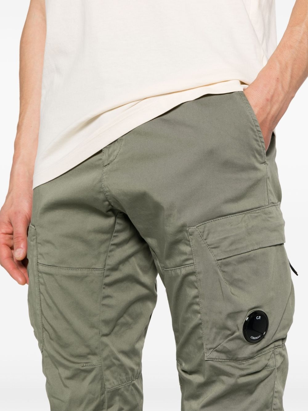 mid-rise cargo trousers - 5