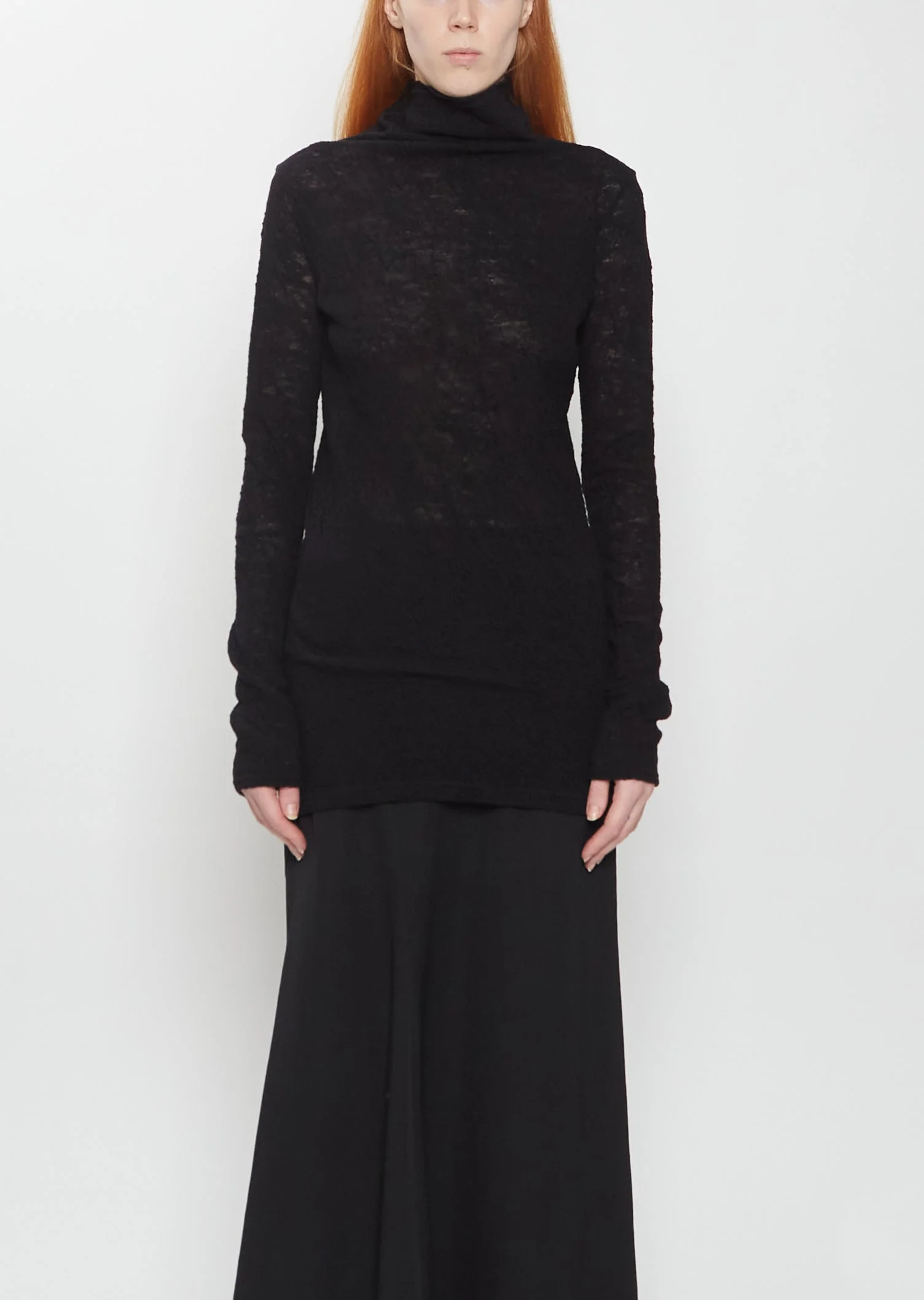 Bottleneck Wool Turtleneck - 1