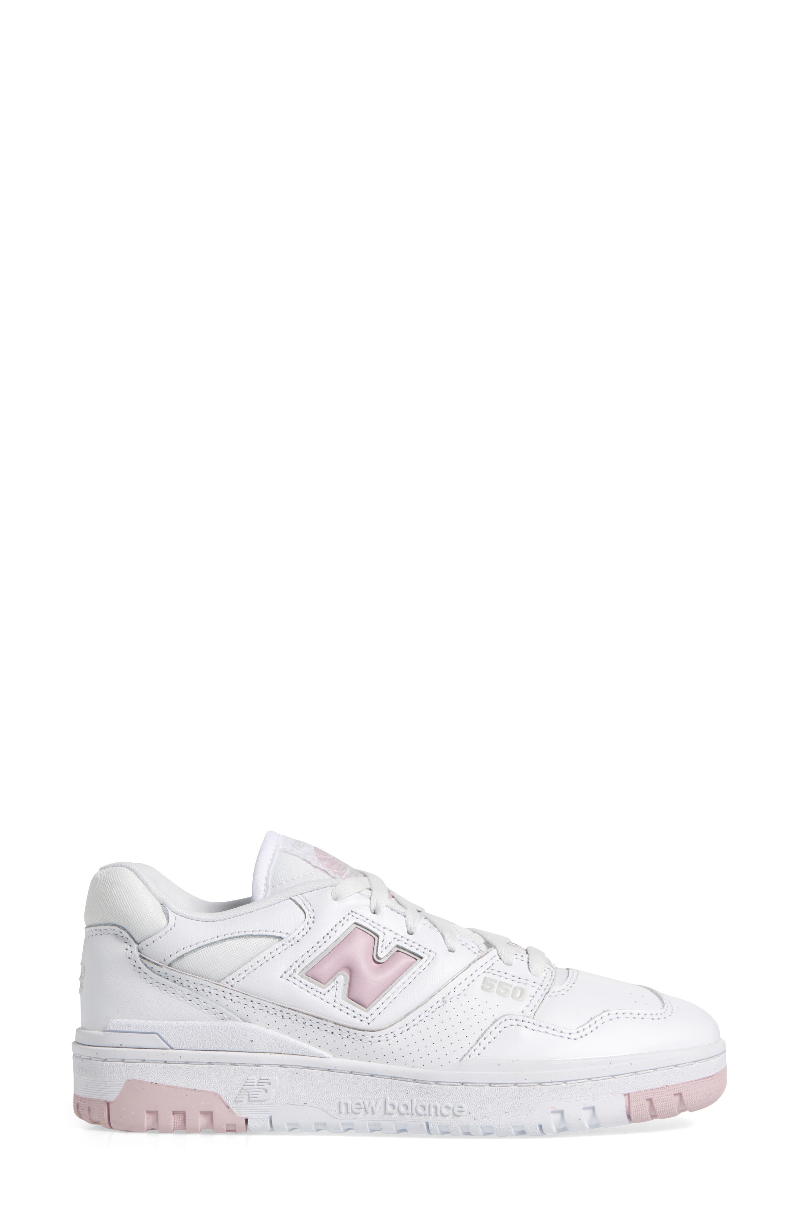 New Balance 550 Basketball Sneaker in White/Twilight Haze at Nordstrom - 3