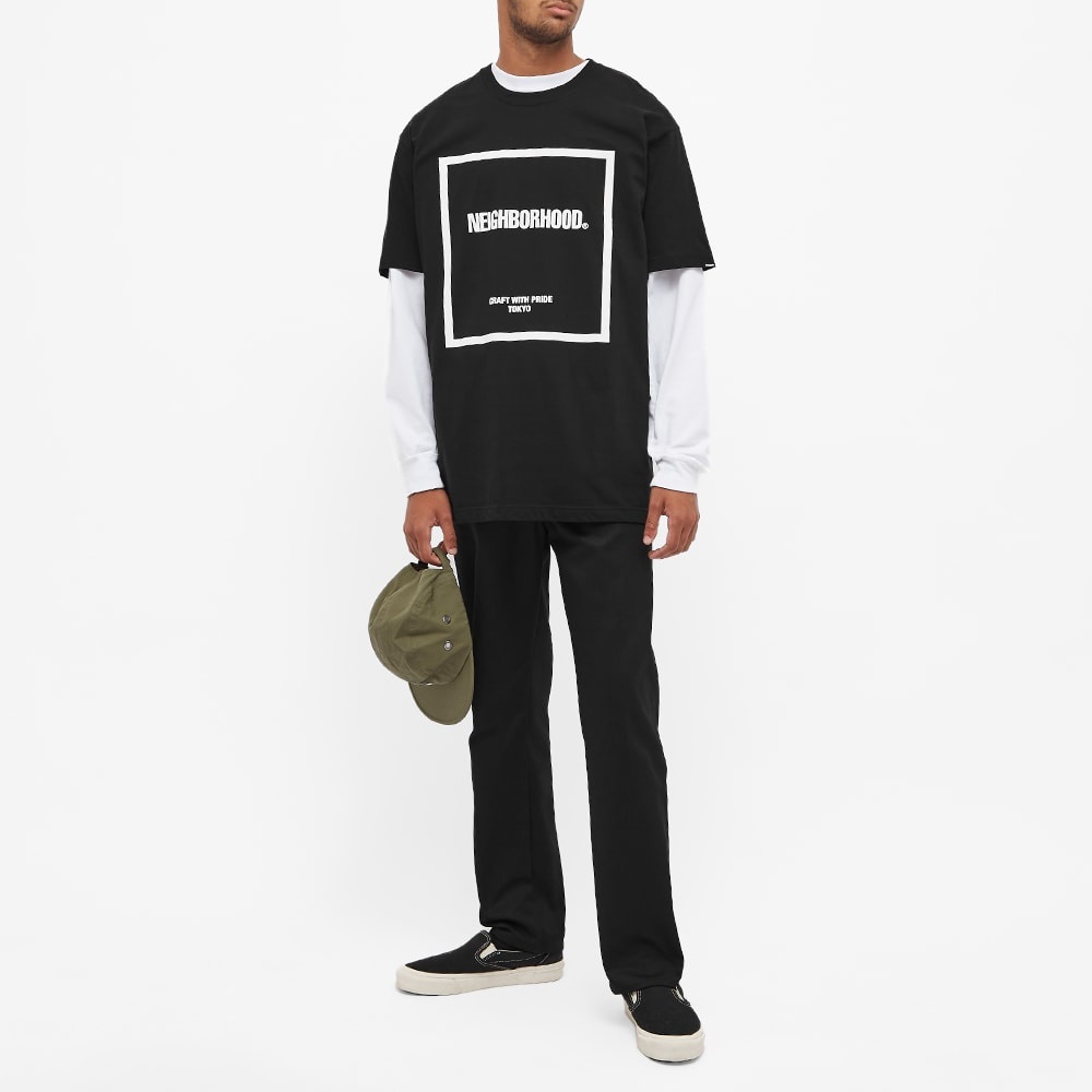 Neighborhood CI-1 Square Box Logo Tee - 5