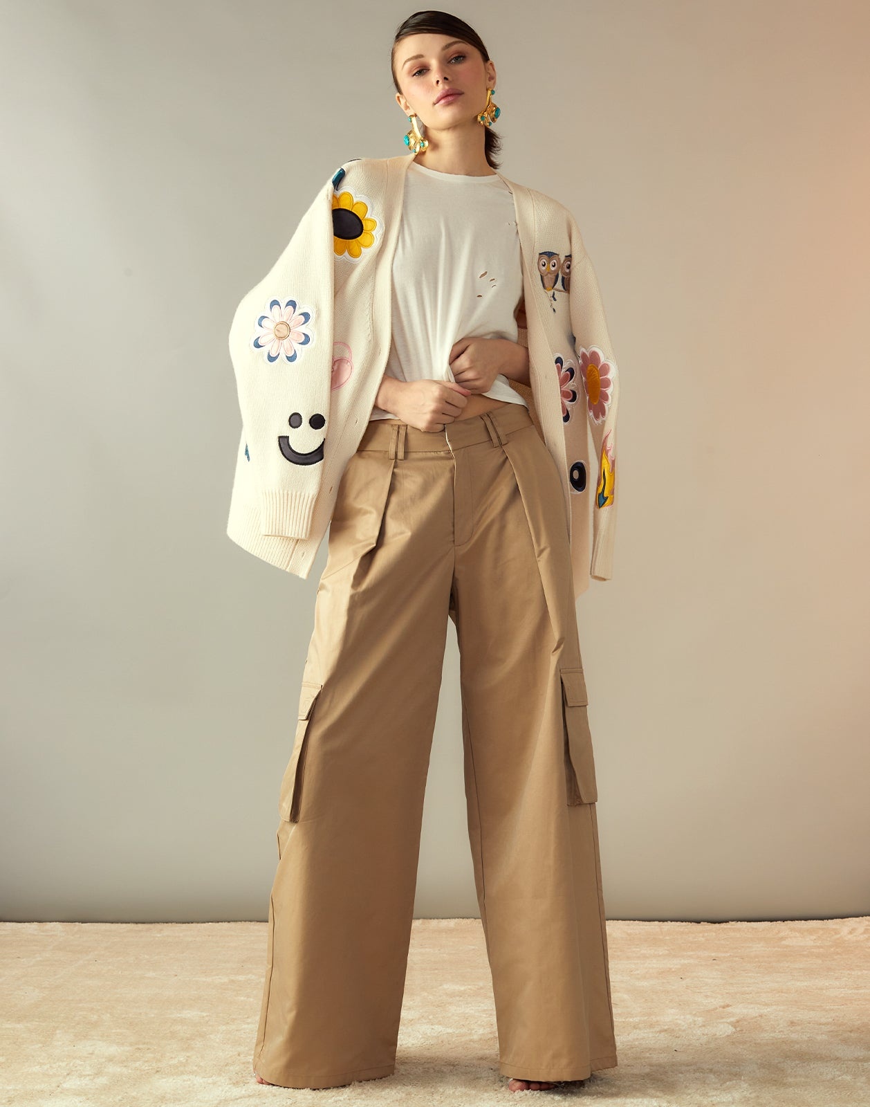 Marbella Cotton Cargo Pant - 1