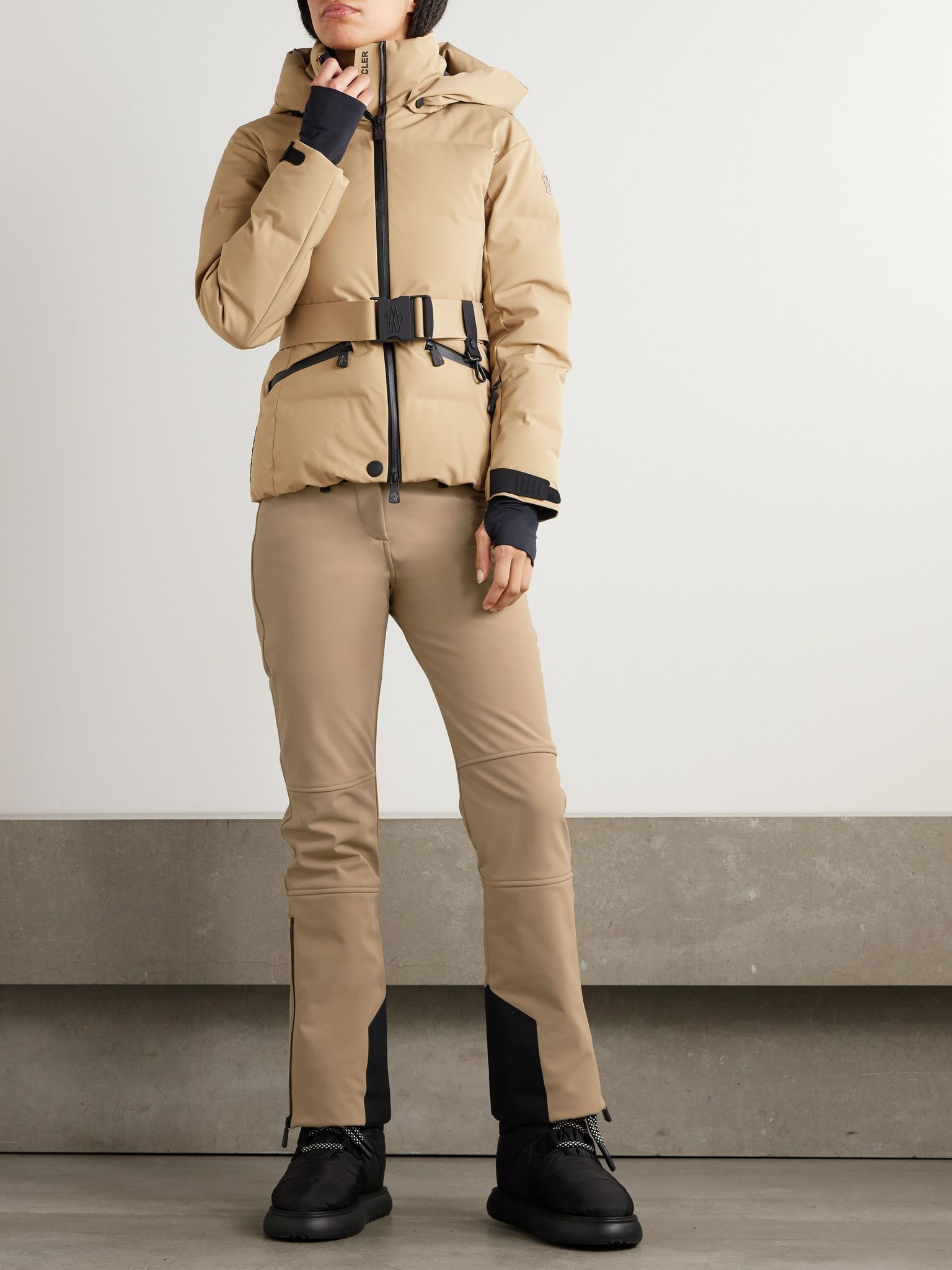 Straight-leg ski pants Beige - 2
