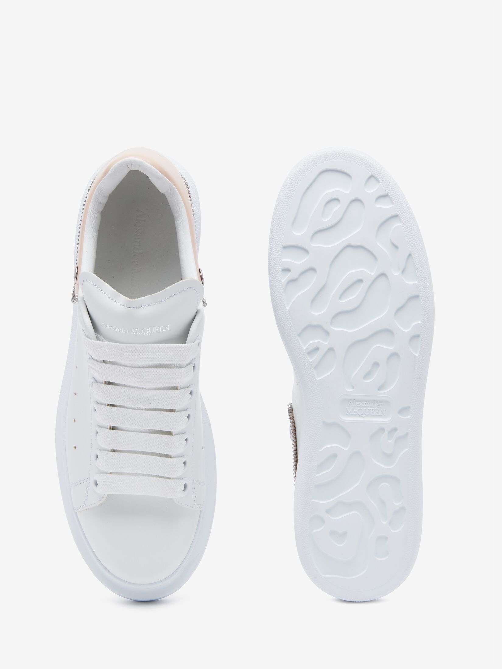 Women's Oversized Sneaker in White/oat - 4