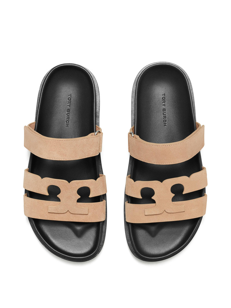 Women's Ines Sport Suede Sandals - Malva Perfect Black 3