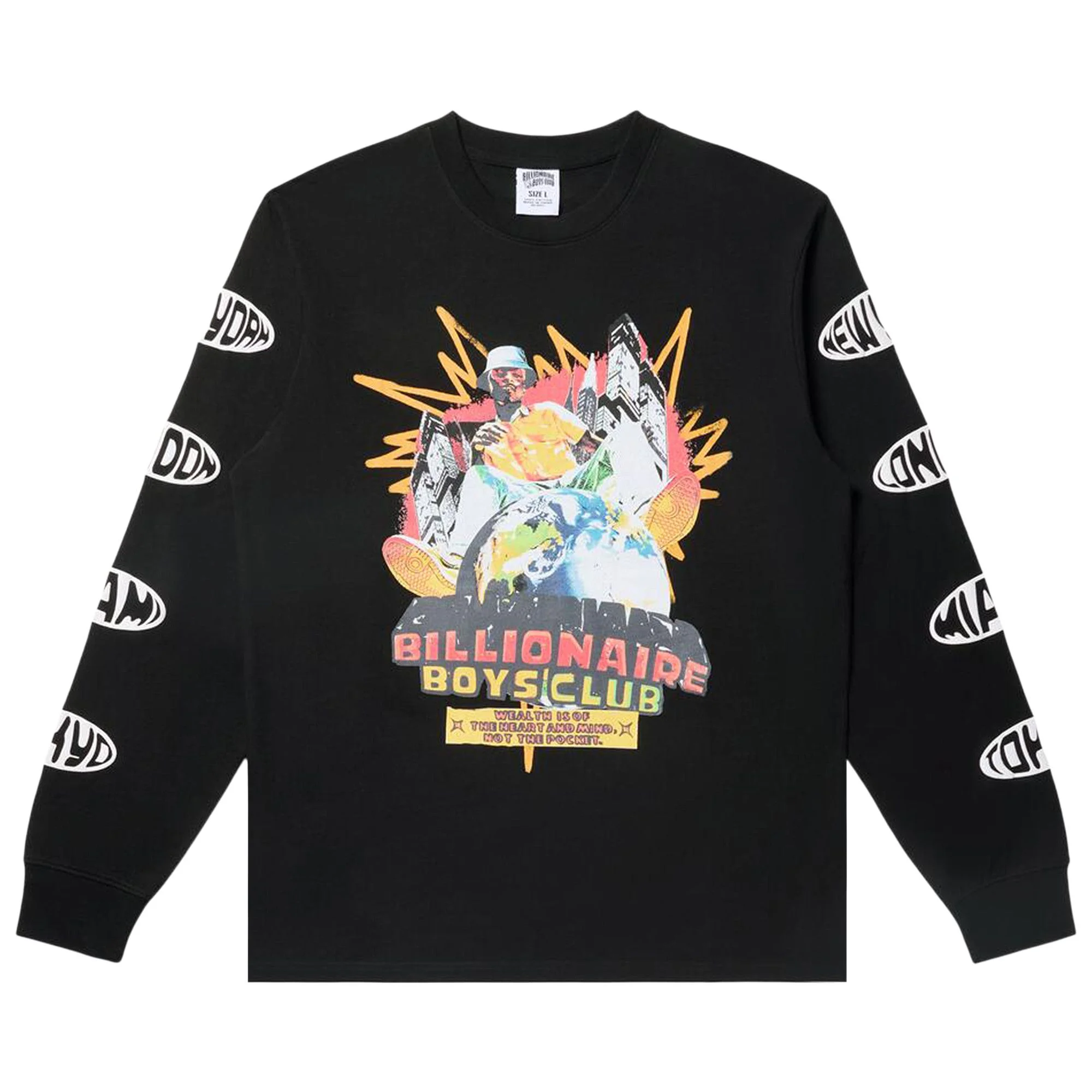 Billionaire Boys Club Heart Mind Dance Long-Sleeve T-Shirt 'Black' - 1
