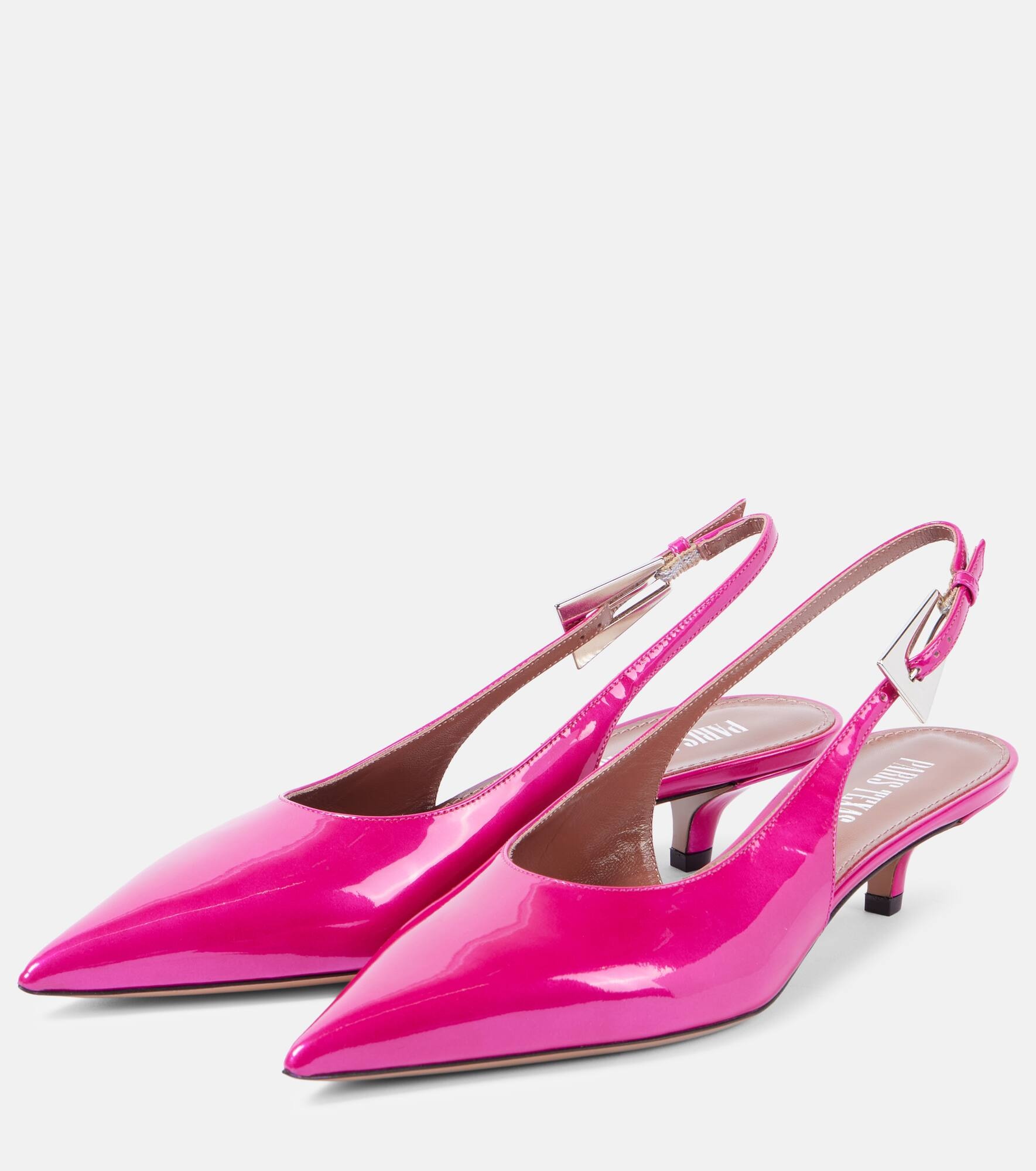 Jessica patent leather slingback pumps - 5