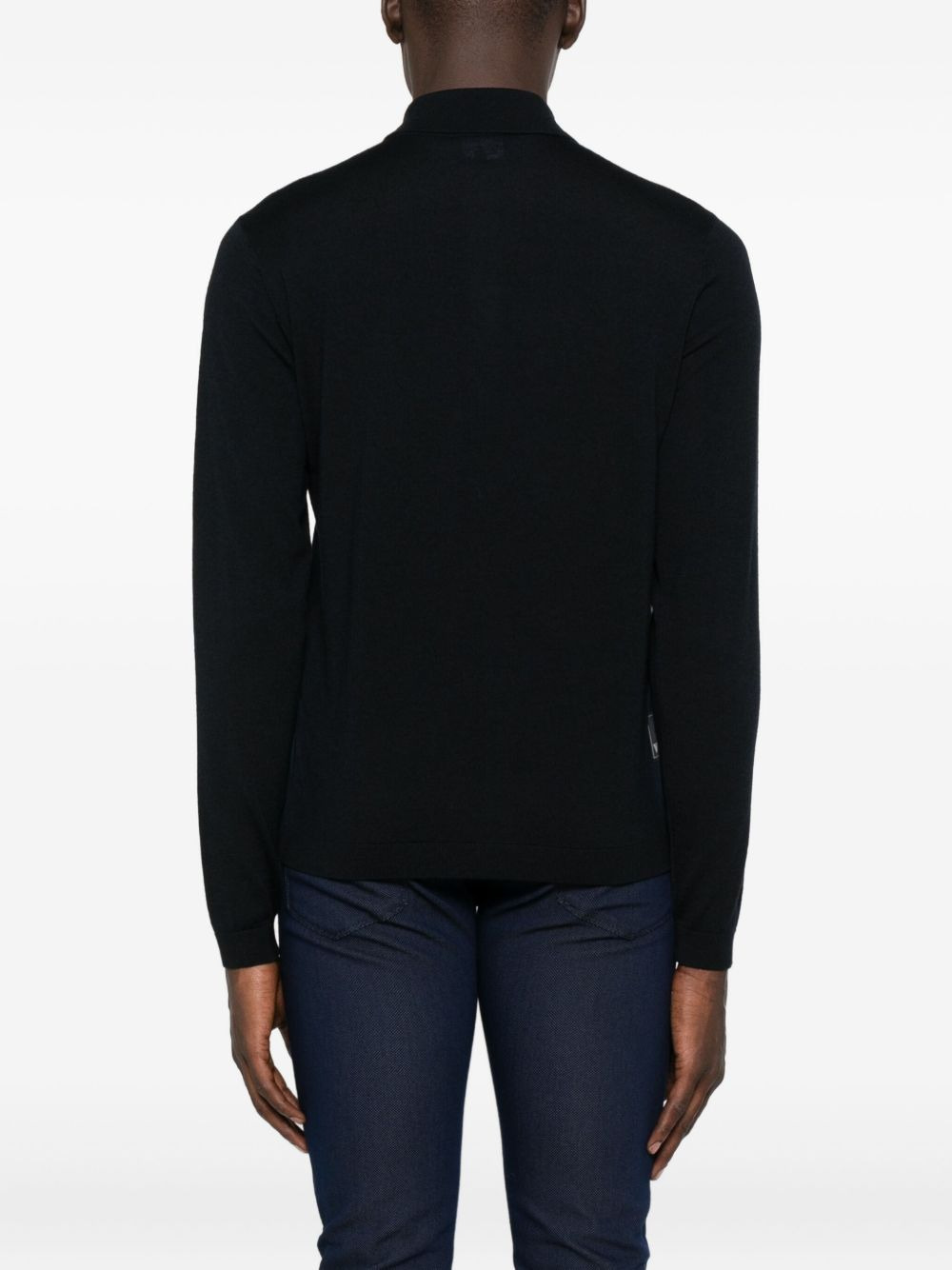 button-front wool cardigan - 4
