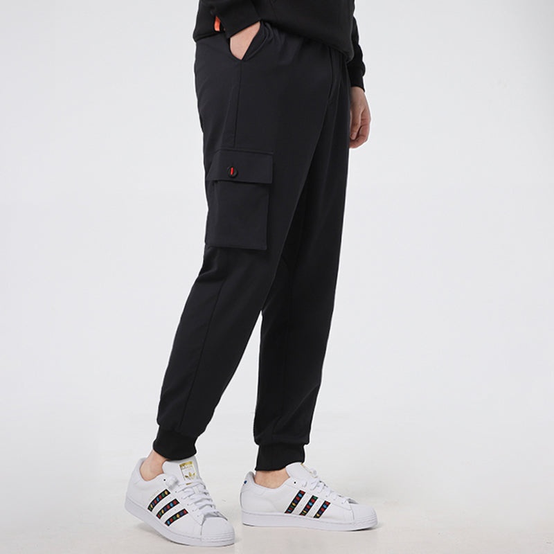 adidas neo Running Training Cozy Breathable Casual Woven Sports Pants Black GP4845 - 5