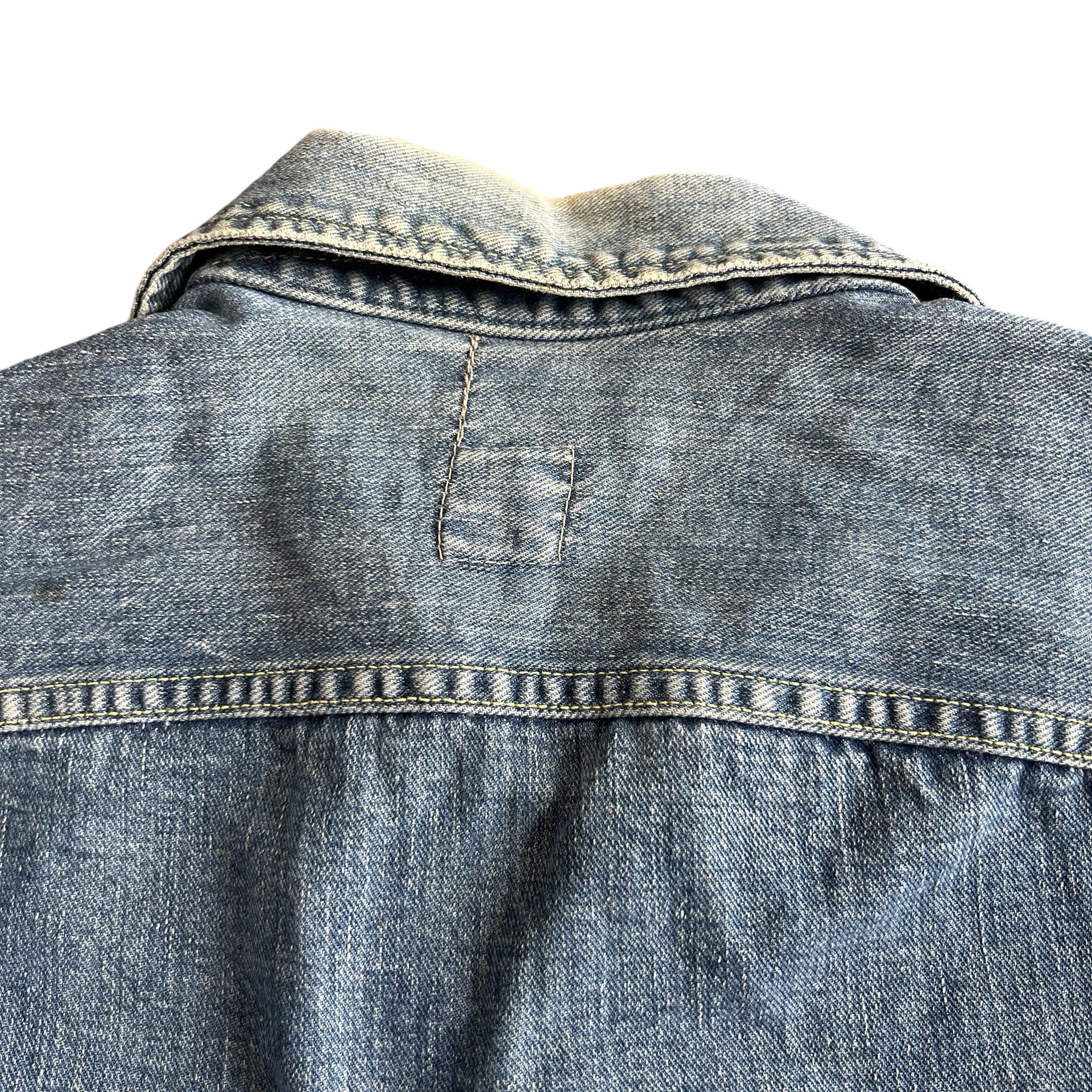 Final Blow - Vintage 1960s Lee Riders 101-J Jean Jacket SZ 42 Long - 8