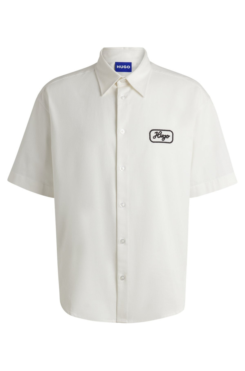 COTTON-TWILL SHIRT 와 EMBROIDERED ARTWORK - 1