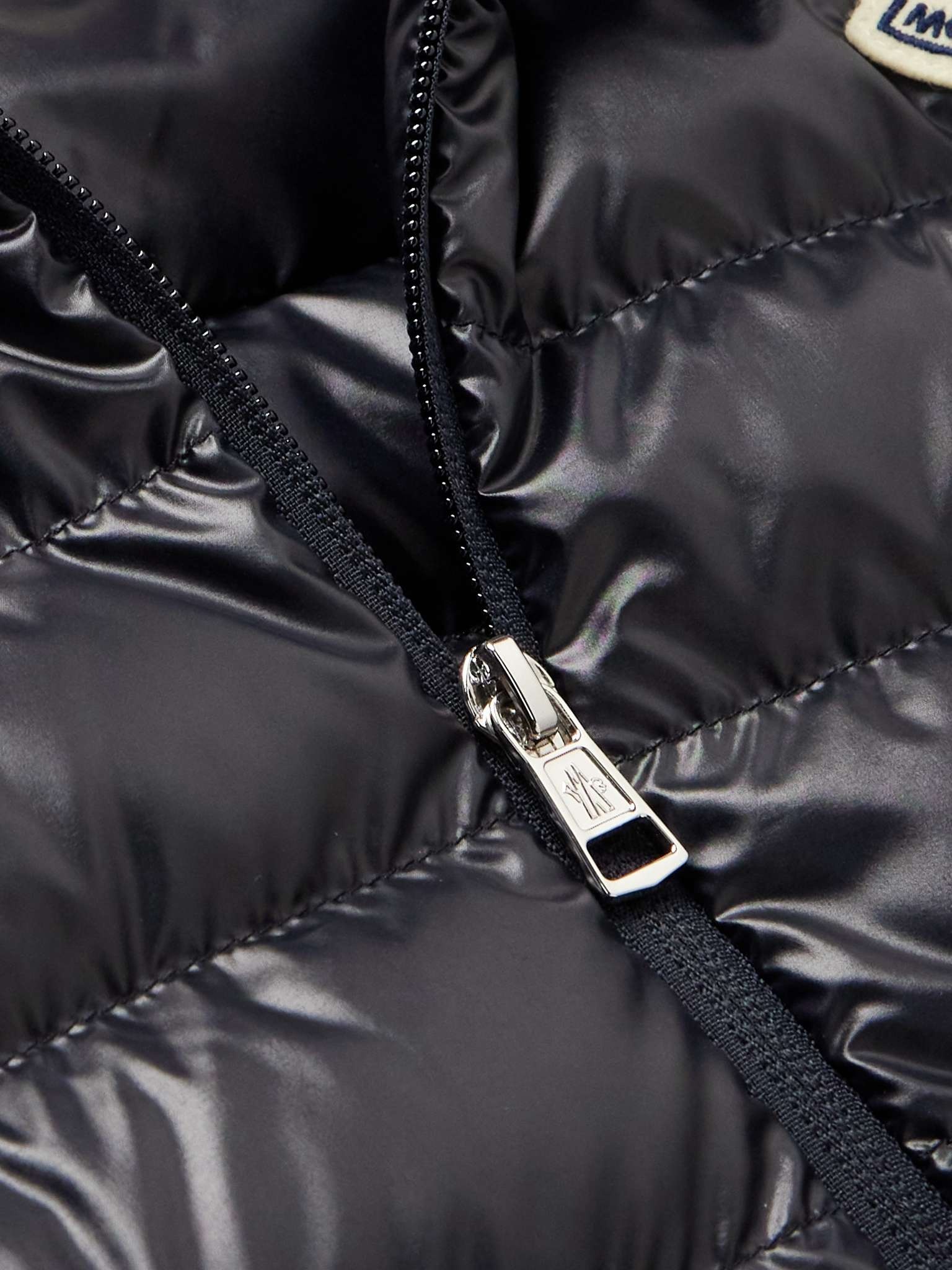 Clai Logo-Detailed Webbing-Trimmed Quilted Shell Hooded Down Gilet - 5