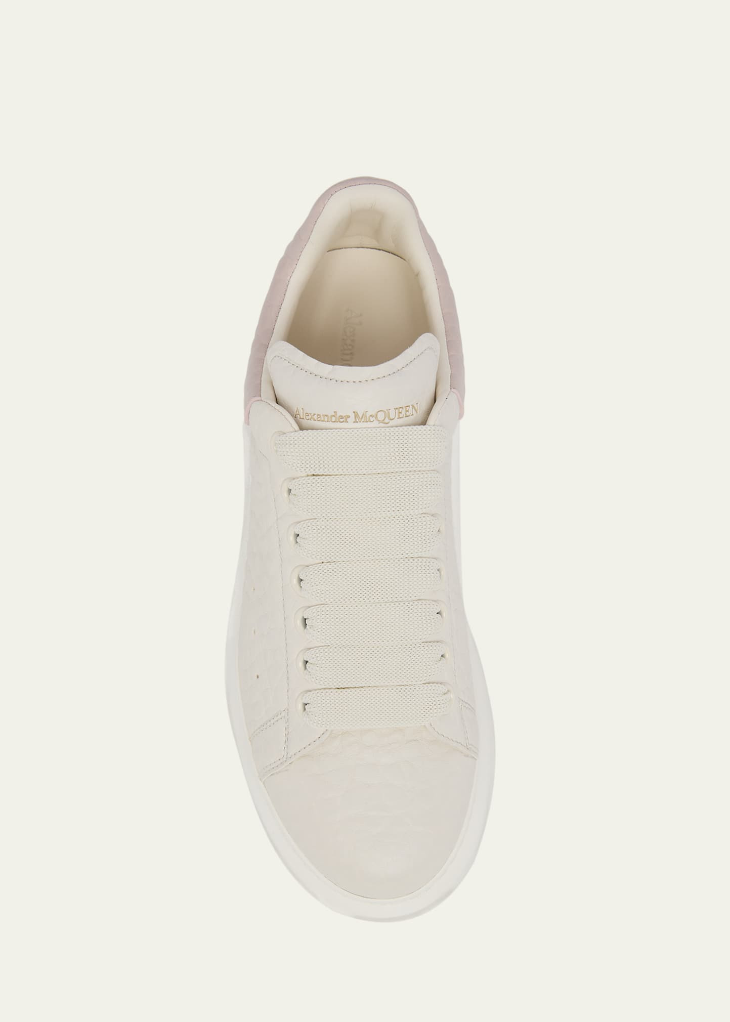 Oversized Leather Sneakers - 5