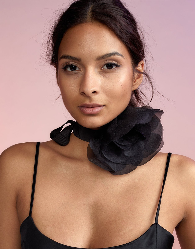 CYNTHIA ROWLEY Organza Flower Ties outlook