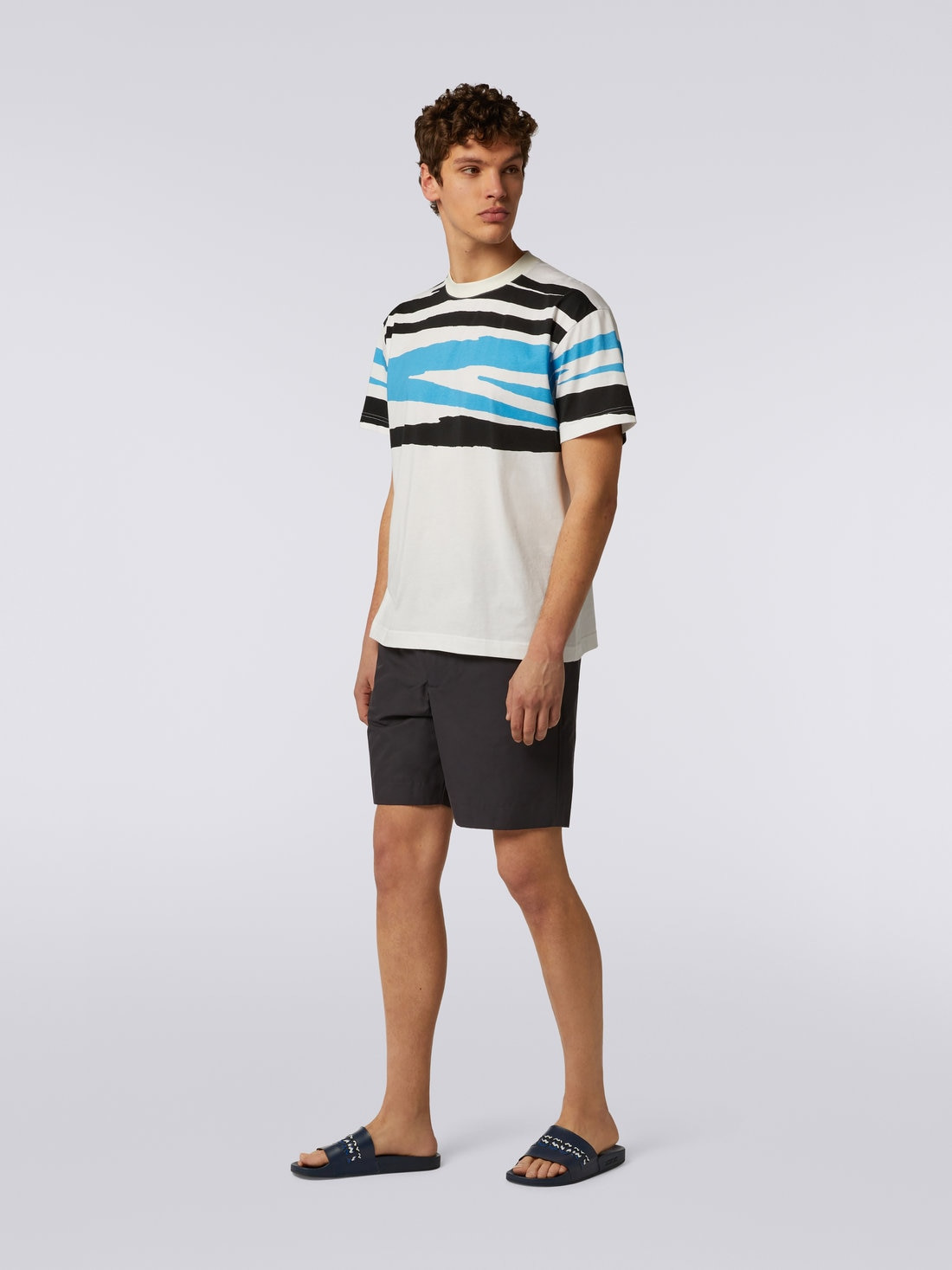 Slub cotton jersey crew-neck T-shirt - 3