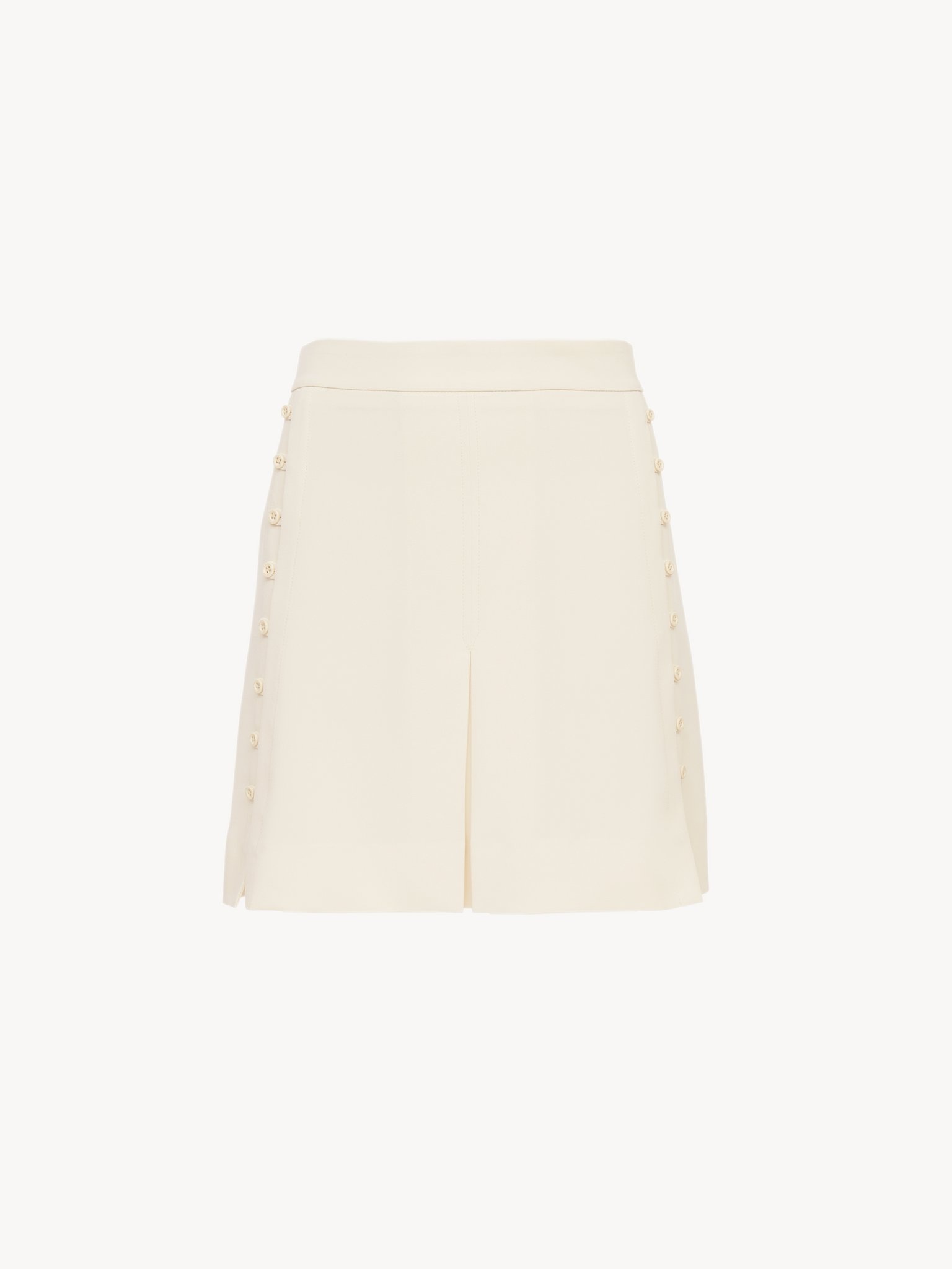 BUTTON-DETAILED MINI SKIRT - 4