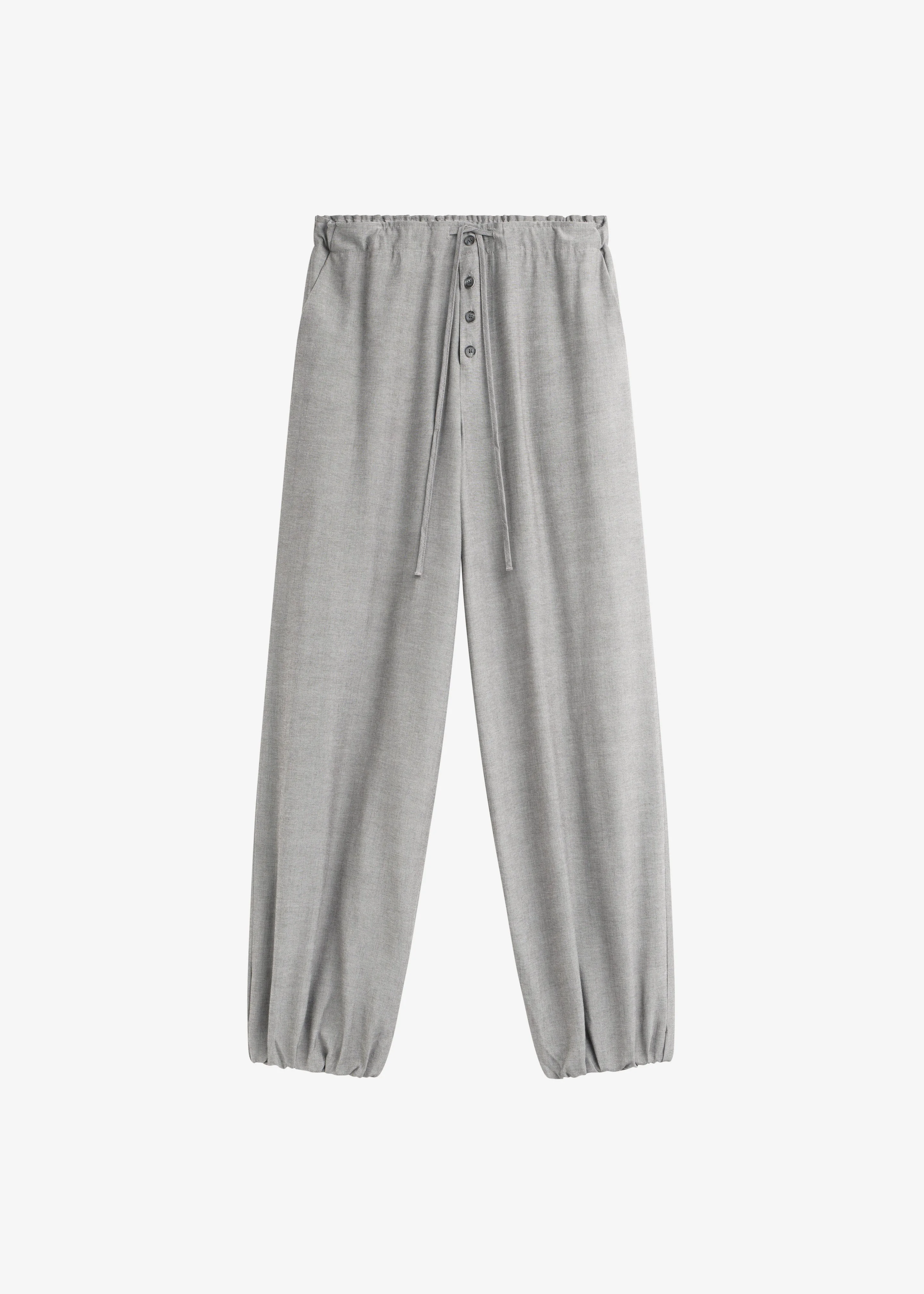 Vimont Balloon Pants - Taupe Melange - 1