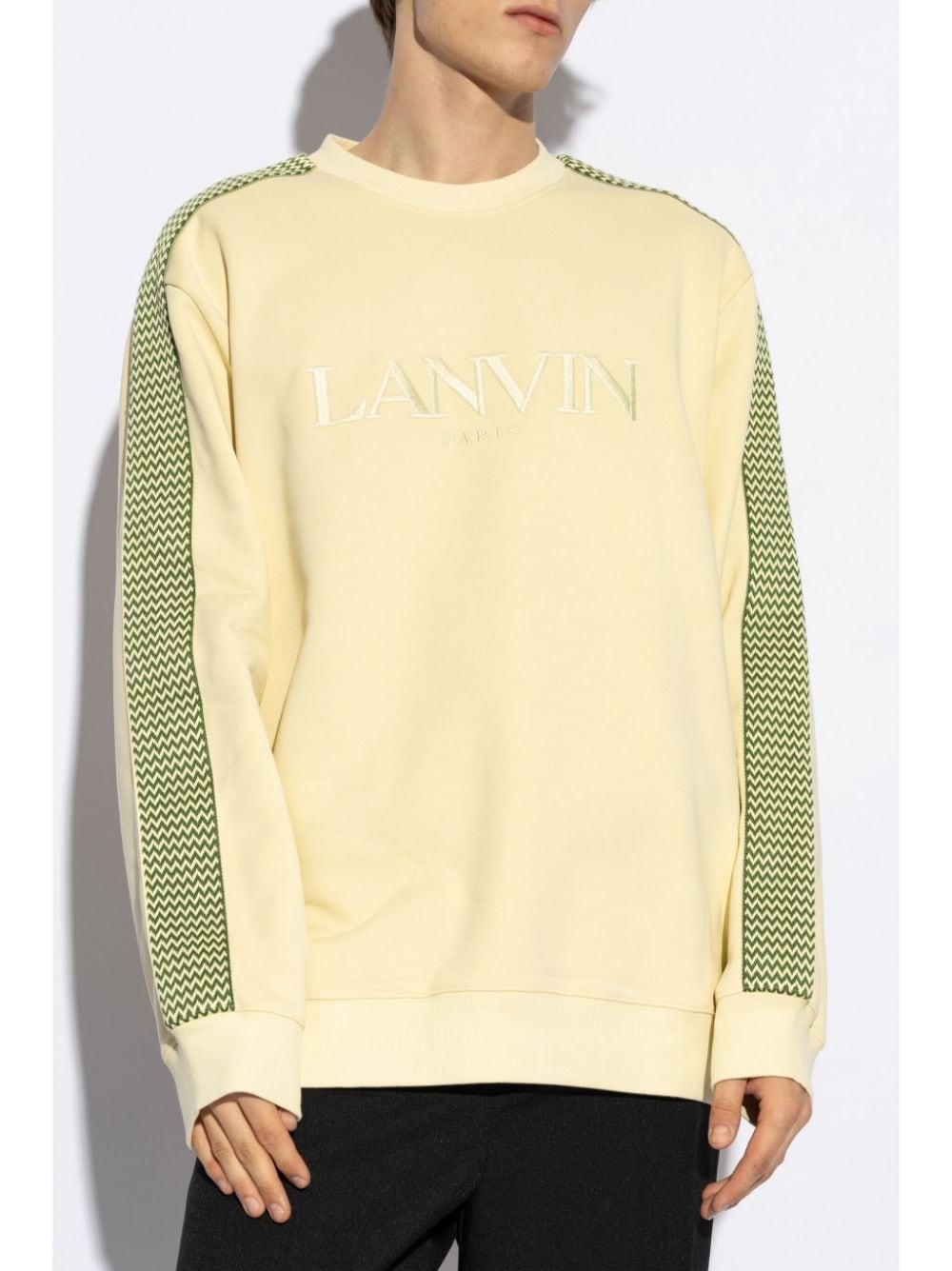 logo-embroidered sweatshirt - 3
