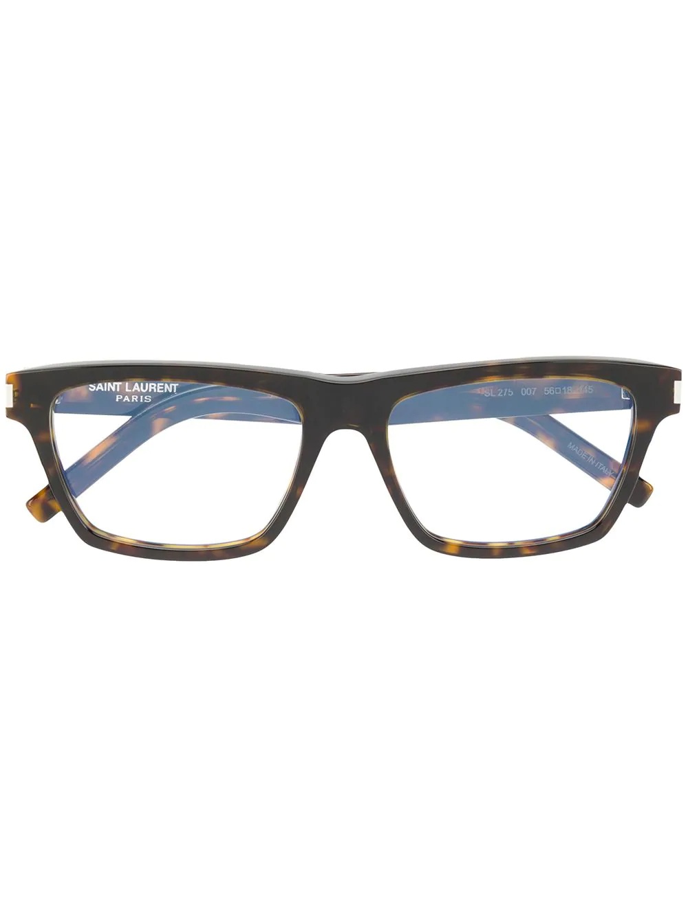 tortoiseshell square-frame glasses - 4