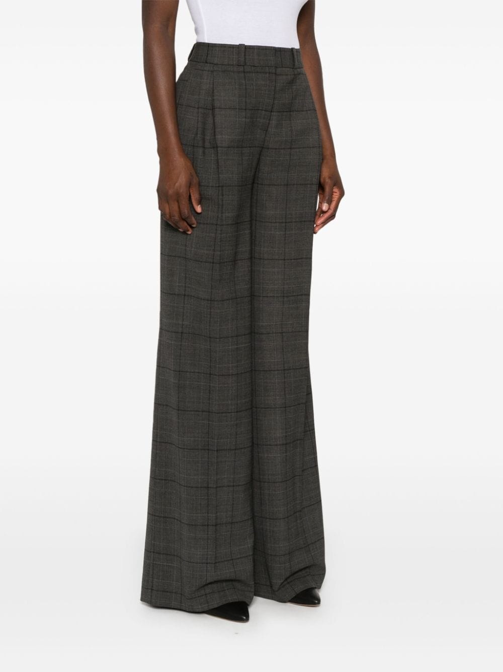 wide-leg tailored trousers - 3