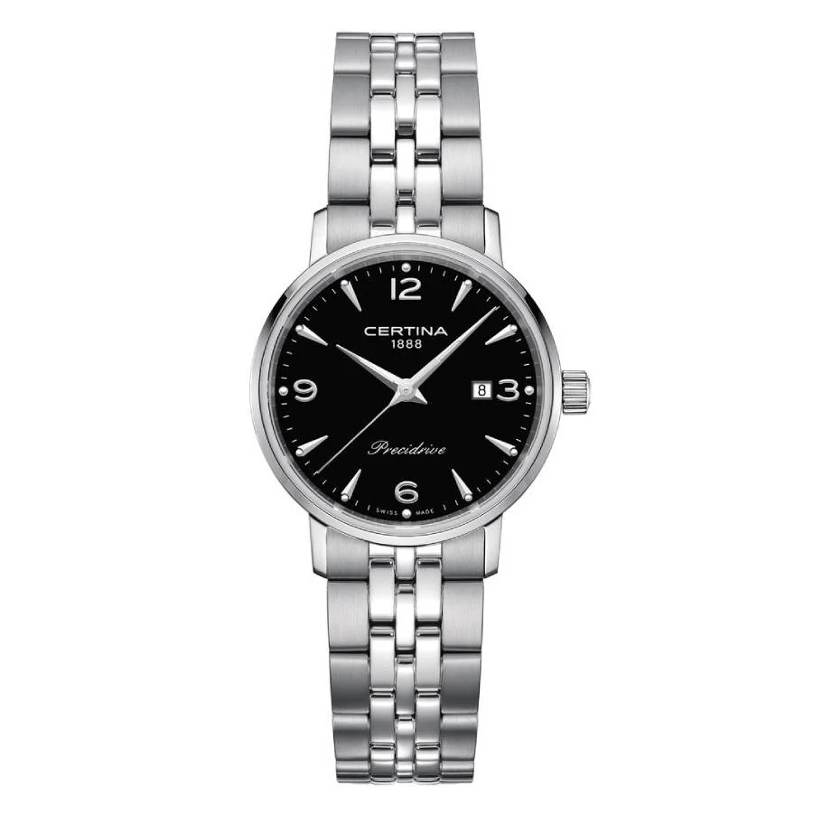 Certina DS Caimano Quartz Black Dial Ladies Watch C035.210.11.057.00 - 1