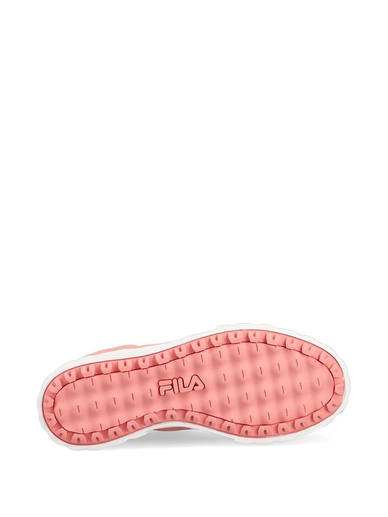Sandblast logo platform sneakers 5