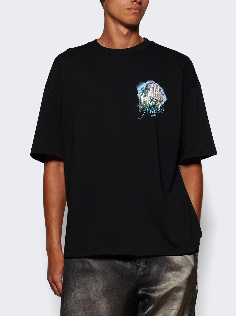 Hotel Oversized Tee Black - 2