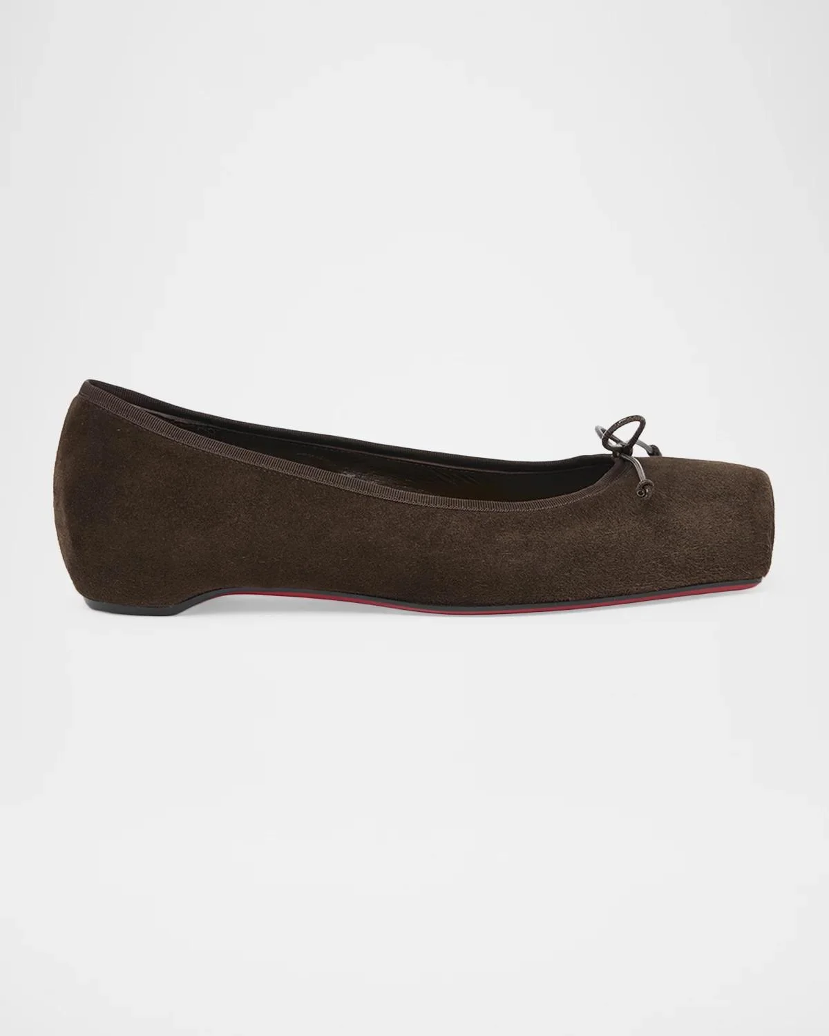 Cassia Nodo Suede Ballerina Flats - 1