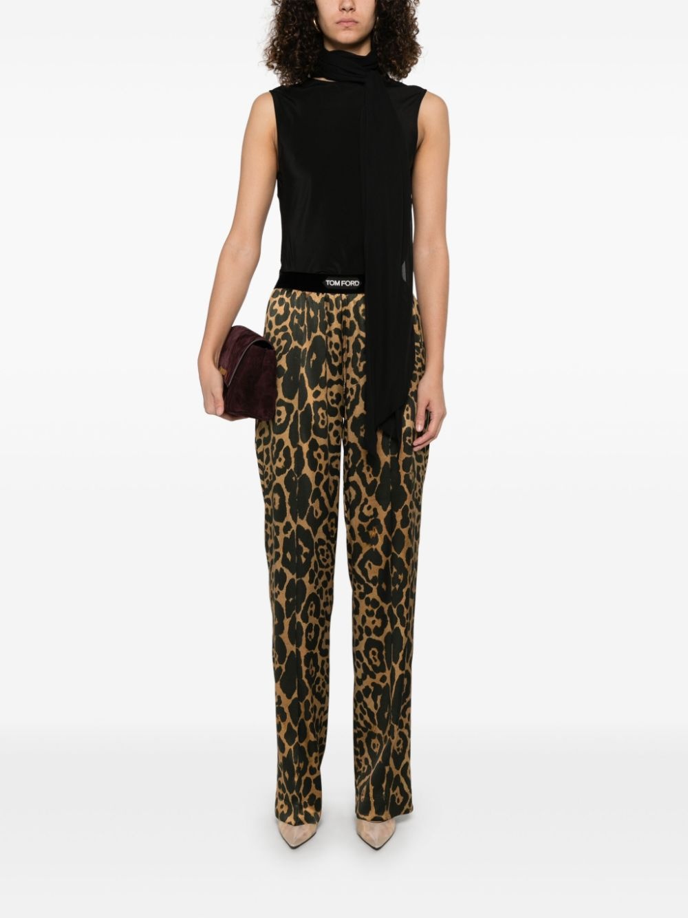 Silk Leopard Pants - 2