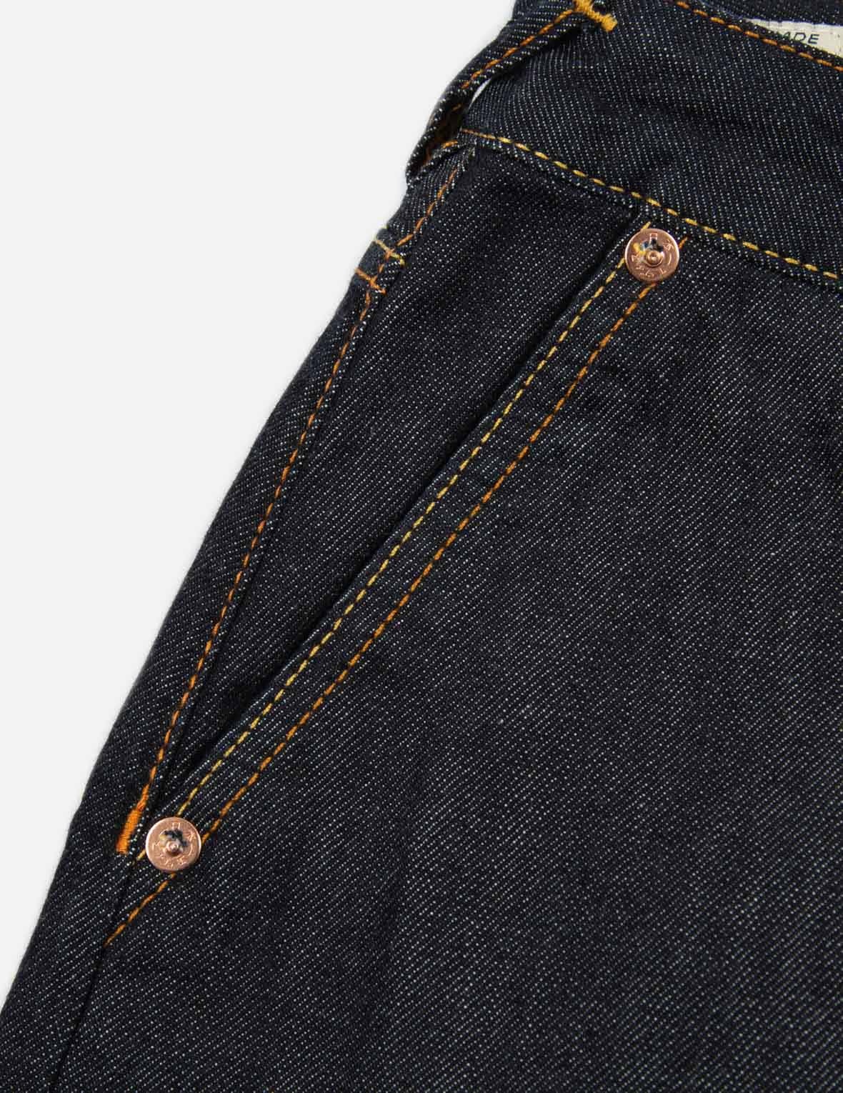 SEAGULL EMBROIDERY DENIM SHORTS - 9
