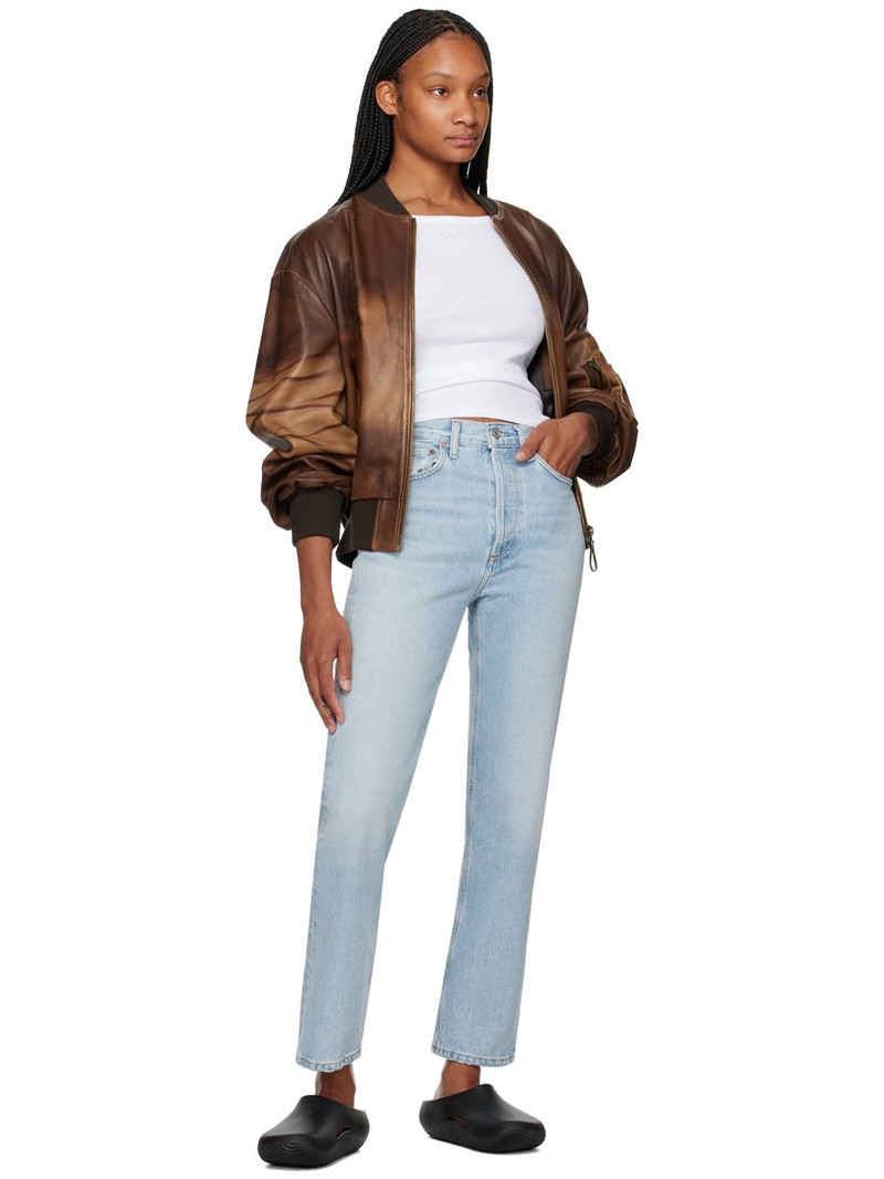 AGOLDE Blue 90's Pinch Waist Jeans outlook