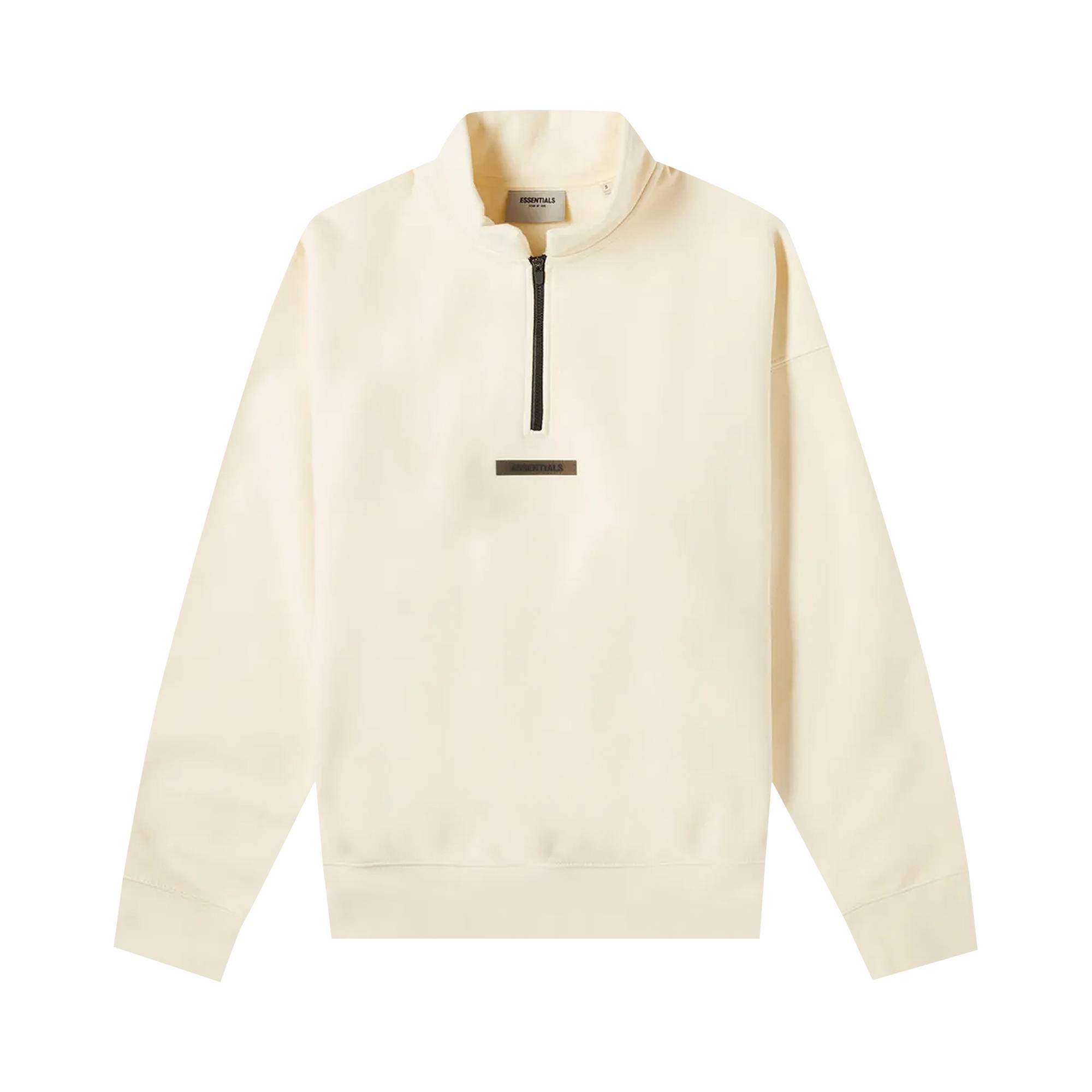 Fear of God Essentials Mockneck Half Zip 'Buttercream' - 1