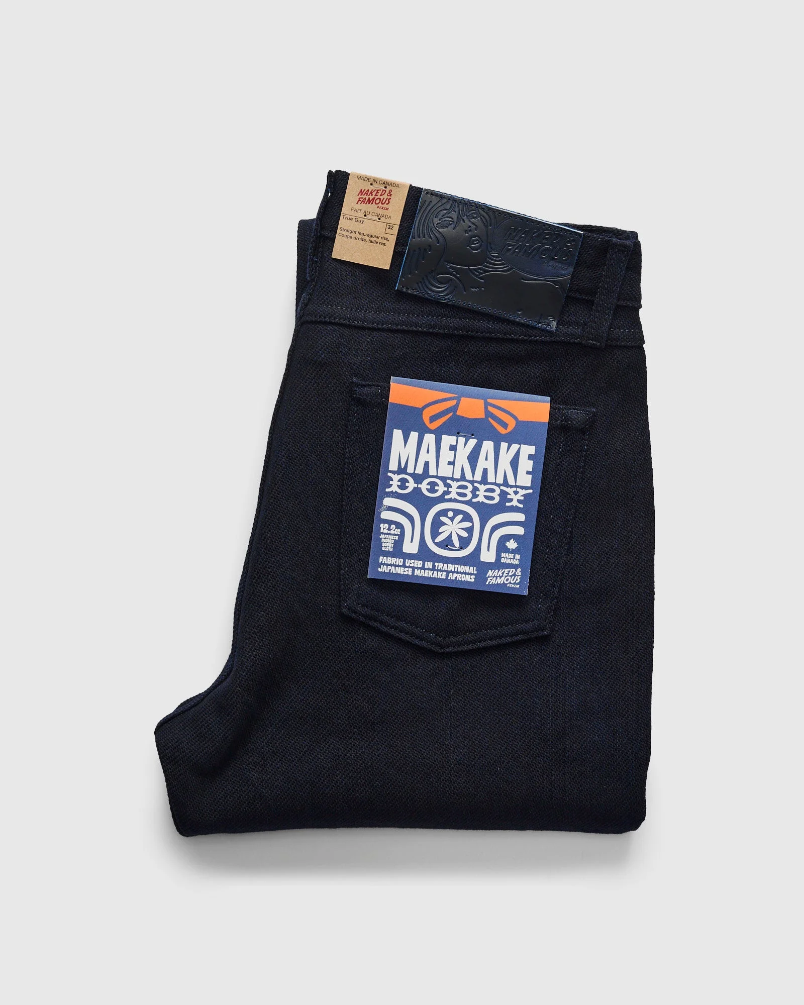 "Maekake Dobby" 12.2oz Indigo Dobby - True Guy Fit - 1