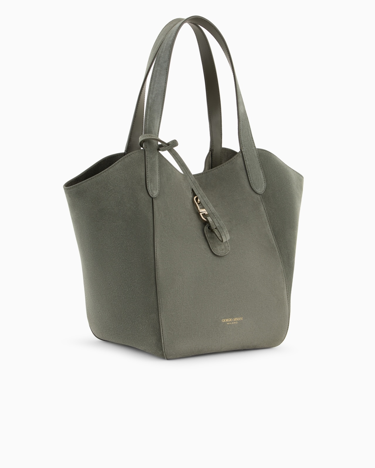 MEDIUM SUEDE HANDBAG - 2