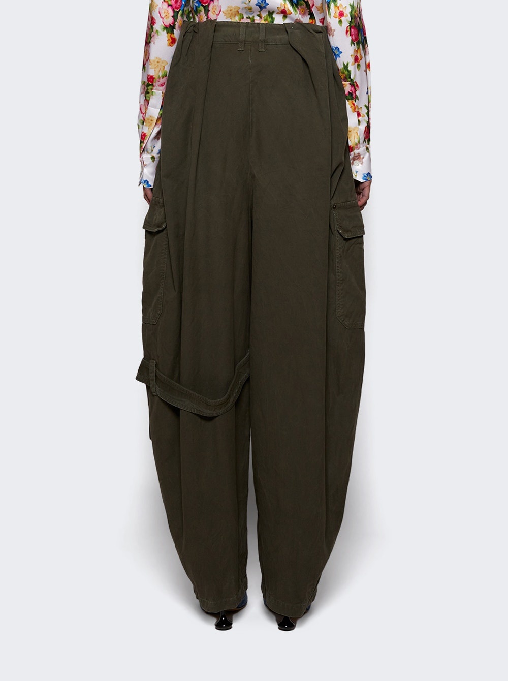 Loewe Balloon Cargo Trousers Deep Olive | thewebster