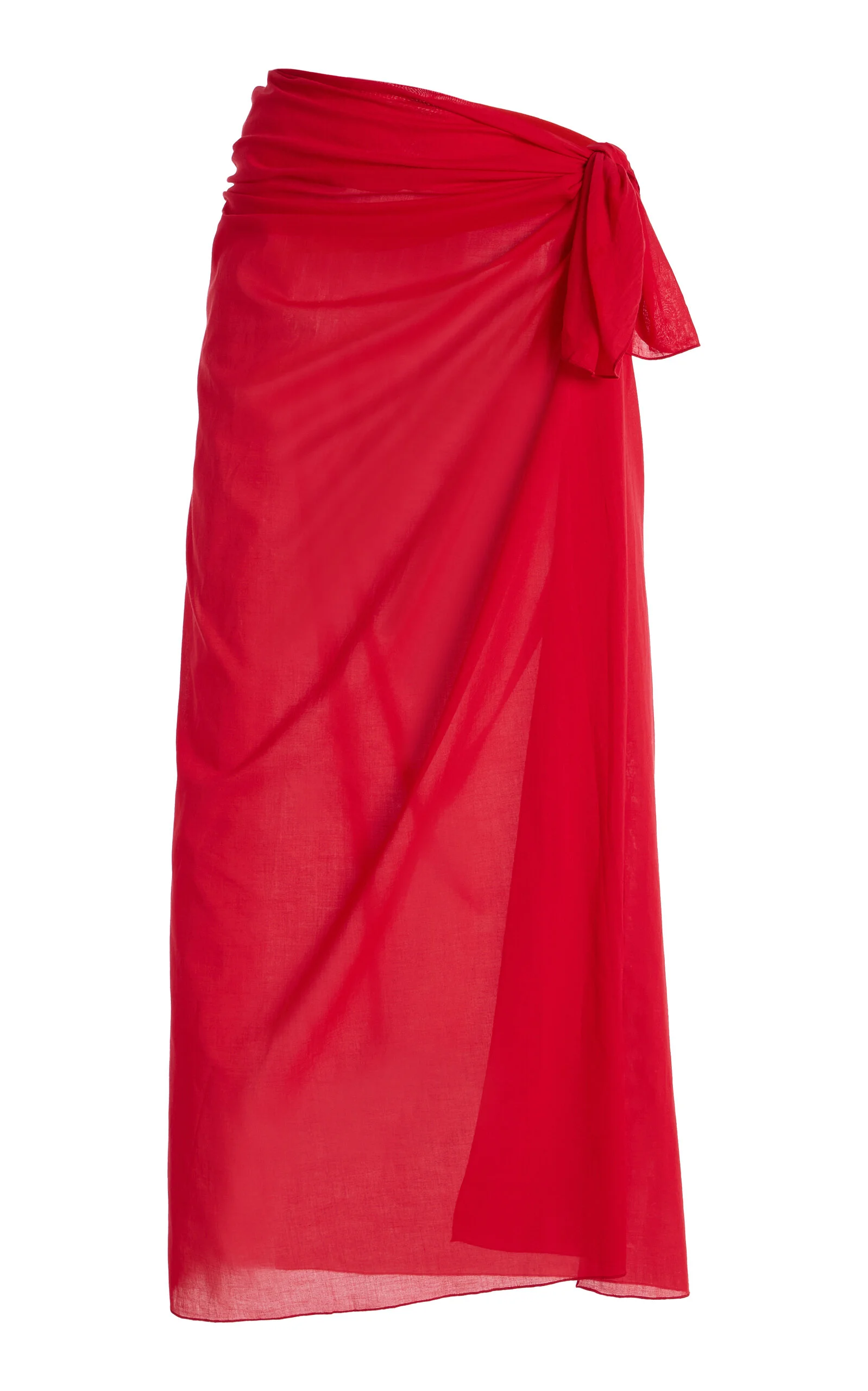 Esme Cotton Maxi Sarong red - 1