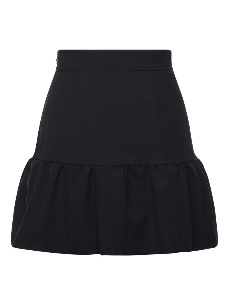PINKO ruffled mini skirt outlook