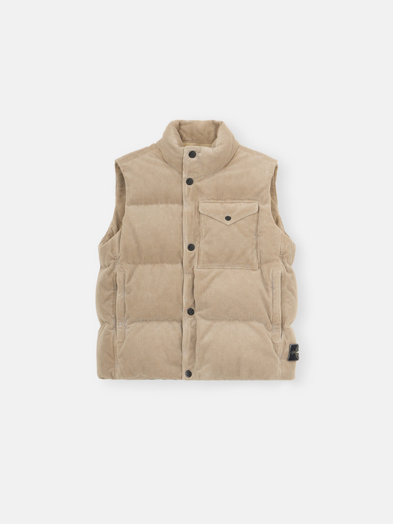 G20RT ORGANIC CORDUROY 800 DOWN_DUST COLOUR FROST FINISH 1